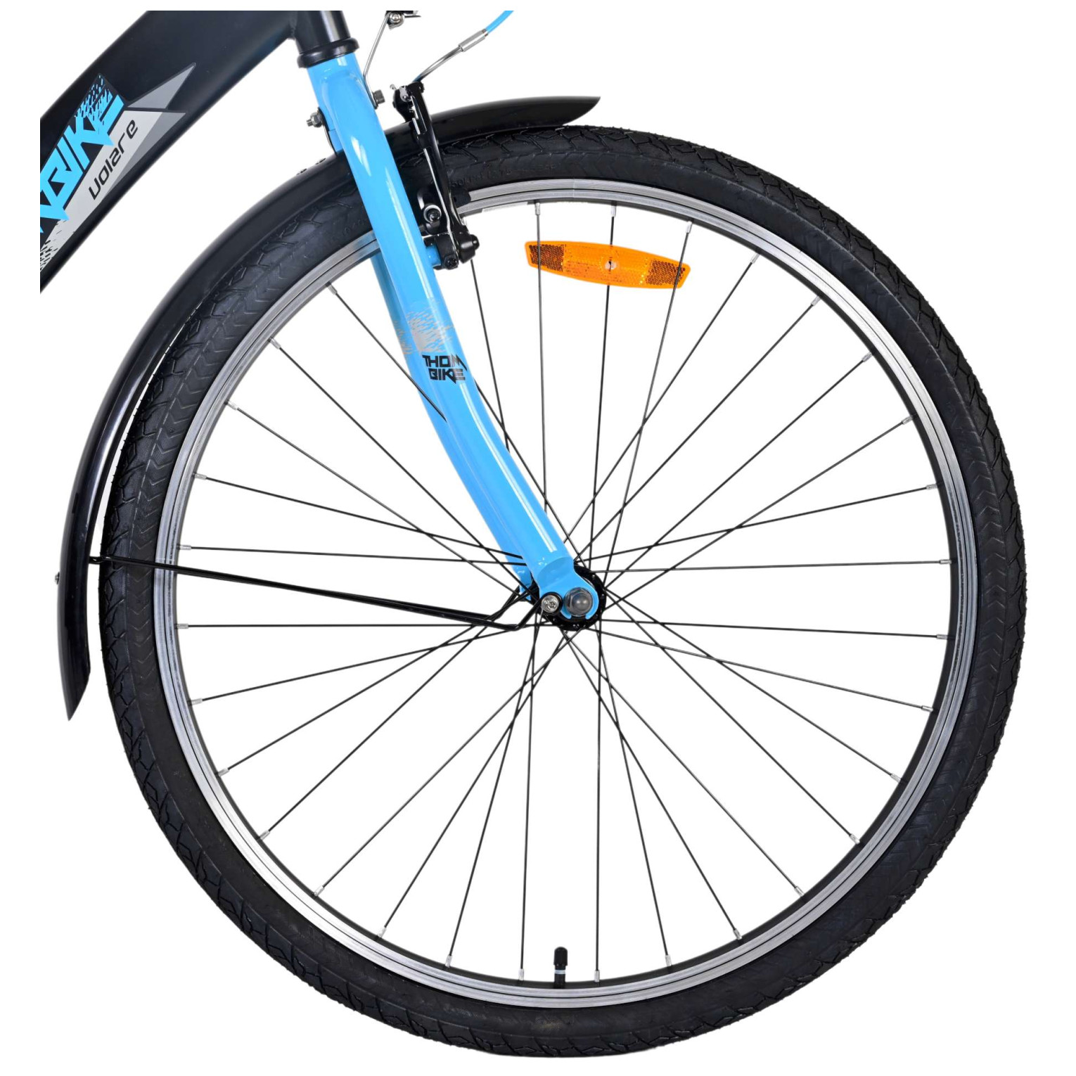 Volare Thombike Fiets - 26 inch - Zwart Blauw