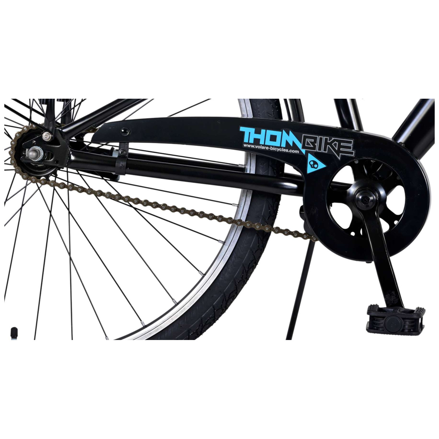 Vélo Volare Thombike - 26 pouces - Noir Bleu