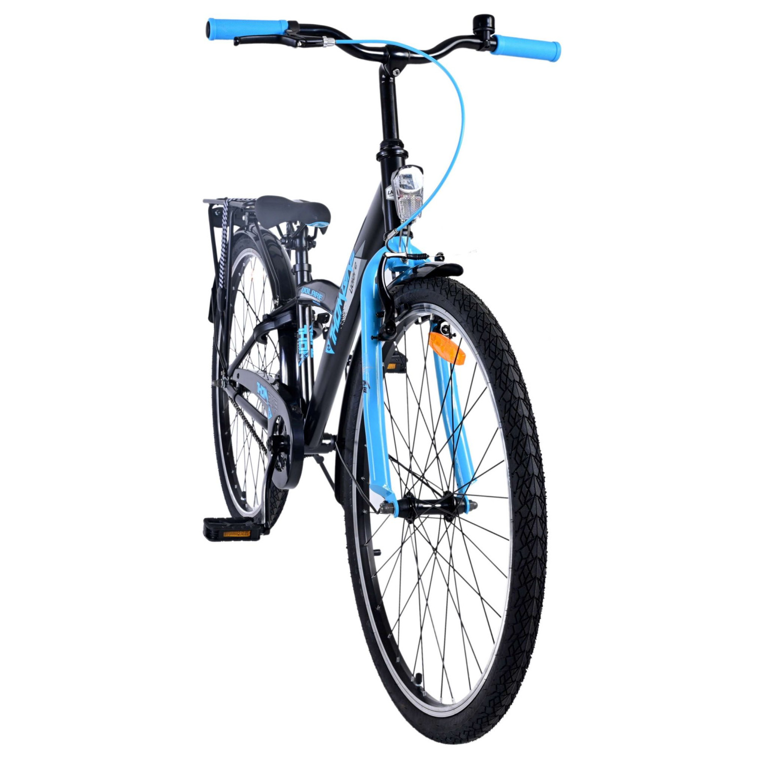 Volare Thombike Fiets - 26 inch - Zwart Blauw