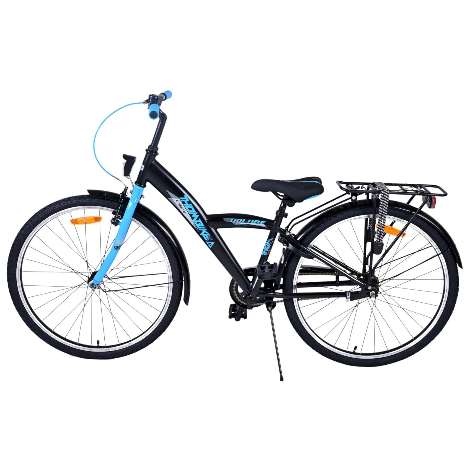 Volare Thombike Fiets - 26 inch - Zwart Blauw