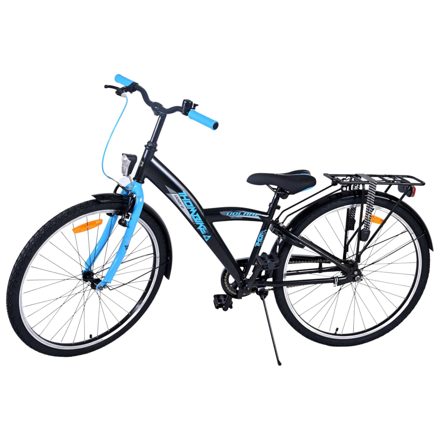 Volare Thombike Fiets - 26 inch - Zwart Blauw