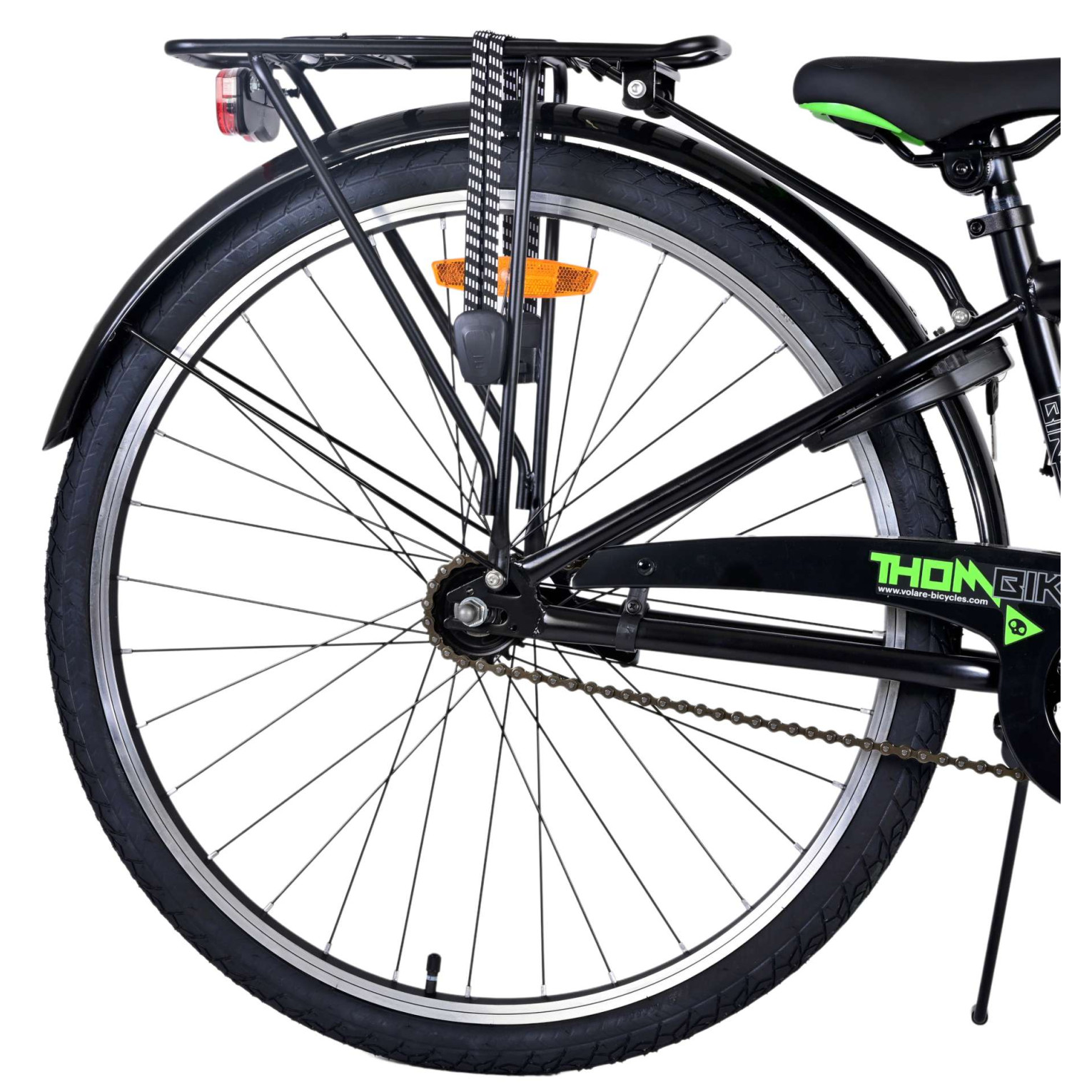 Volare Thombike Fiets - 26 inch - Zwart Groen