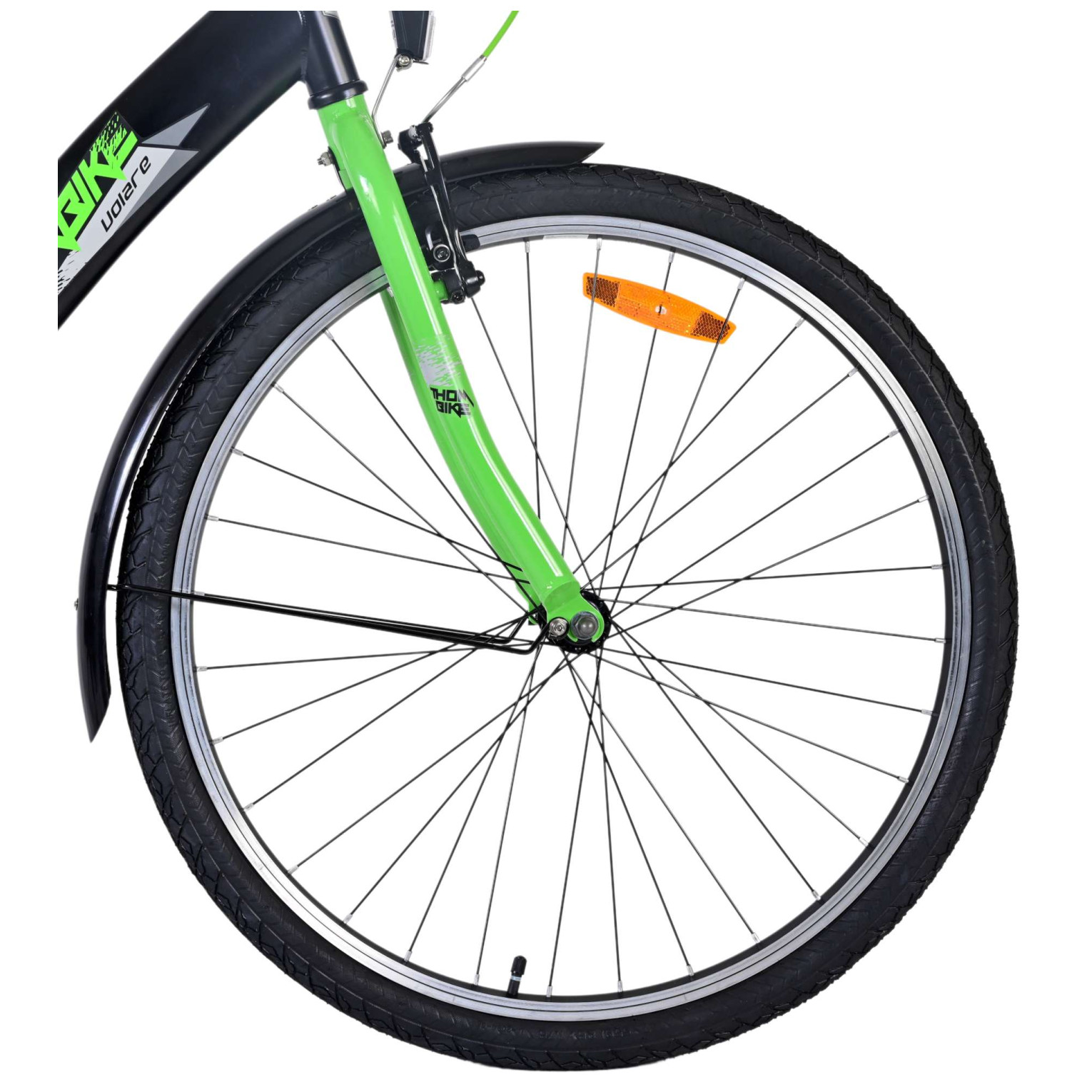 Volare Thombike Fiets - 26 inch - Zwart Groen