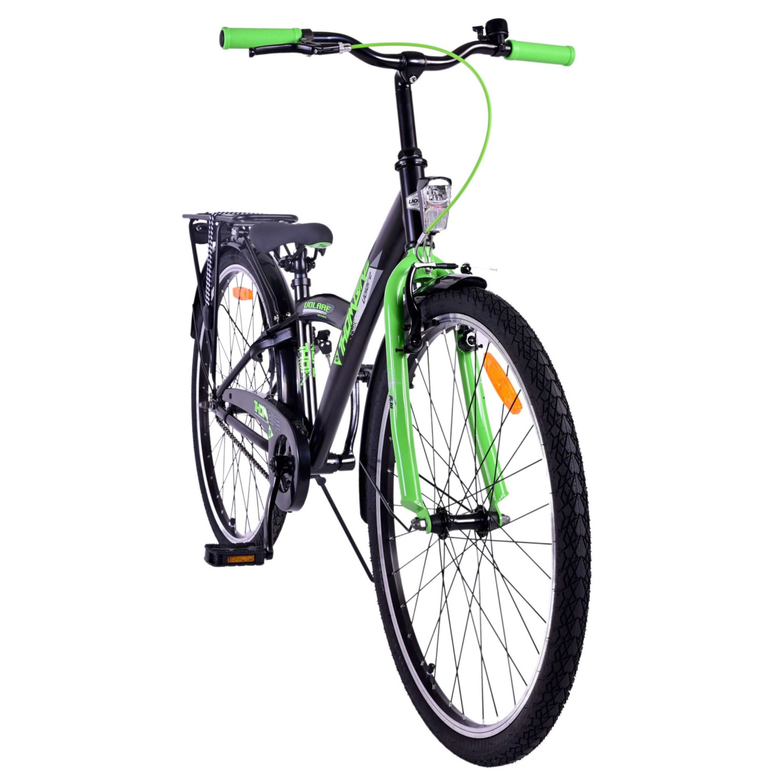 Volare Thombike Fiets - 26 inch - Zwart Groen