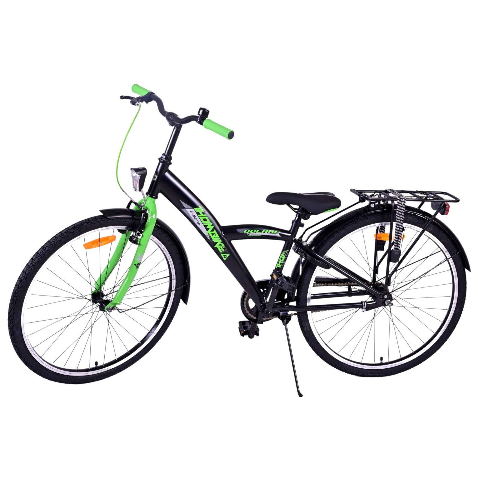 Volare Thombike Fiets - 26 inch - Zwart Groen