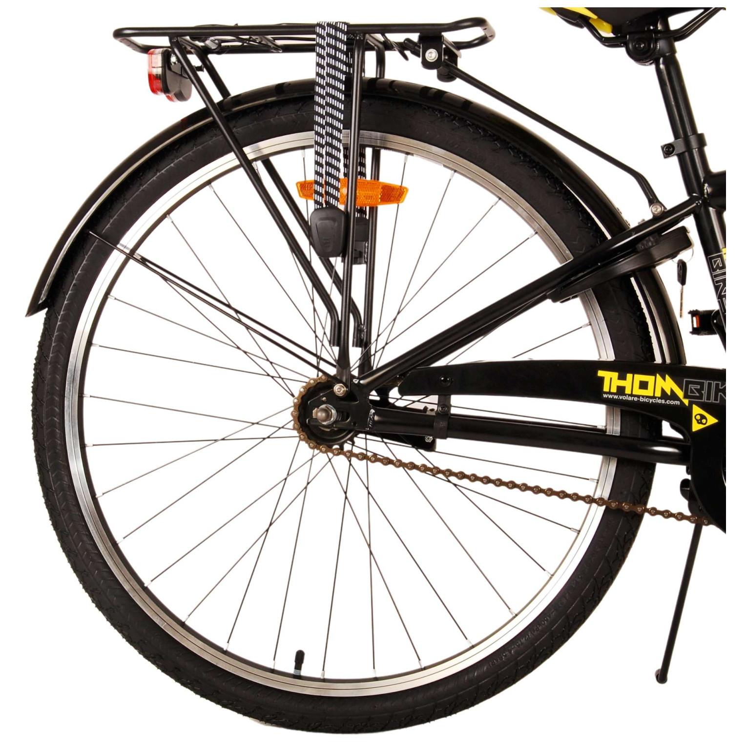 Volare Thombike Fiets - 26 inch - Zwart Geel