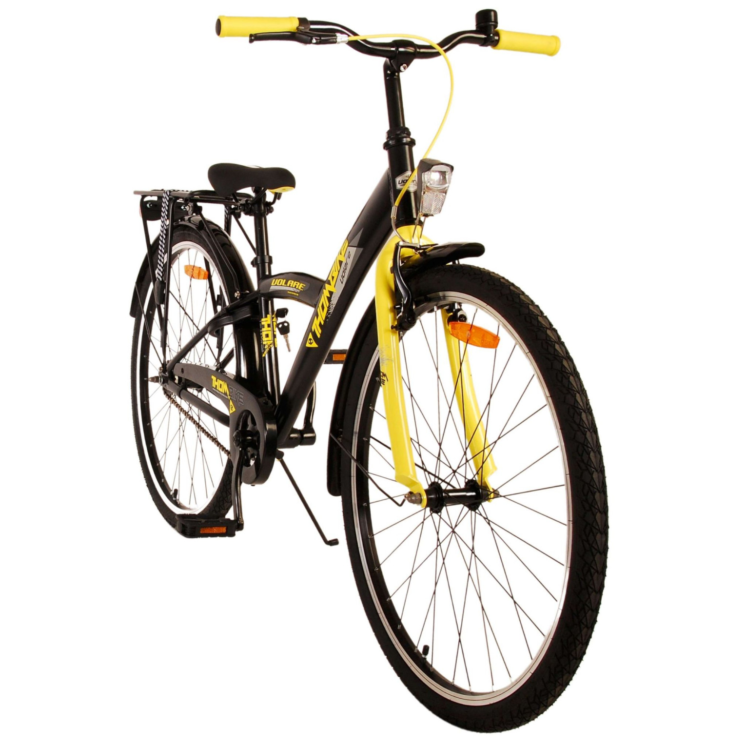 Vélo Volare Thombike - 26 pouces - Noir Jaune