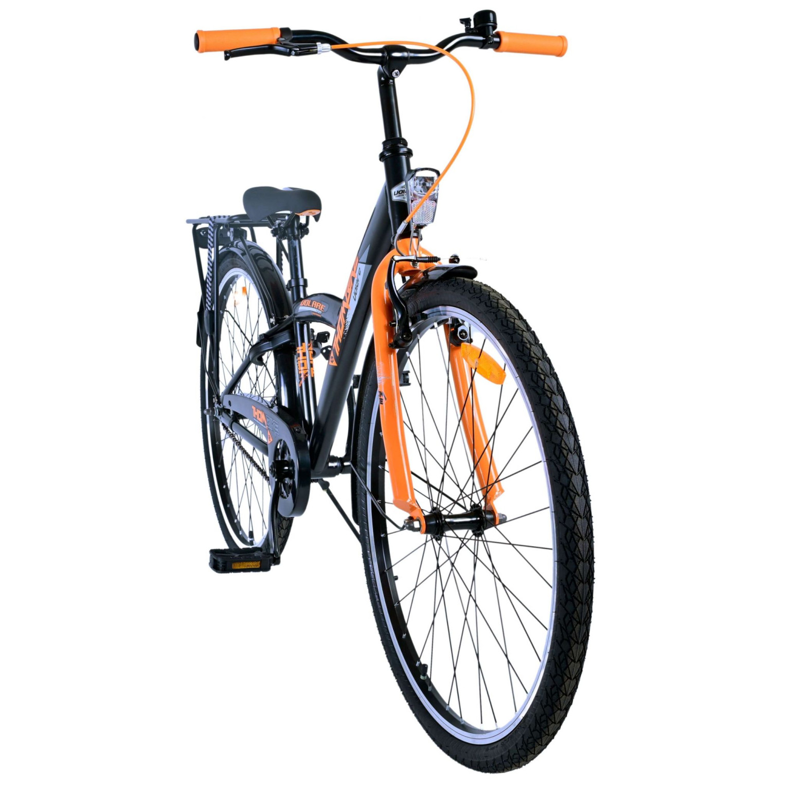 Volare Thombike Fiets - 26 inch - Zwart Oranje