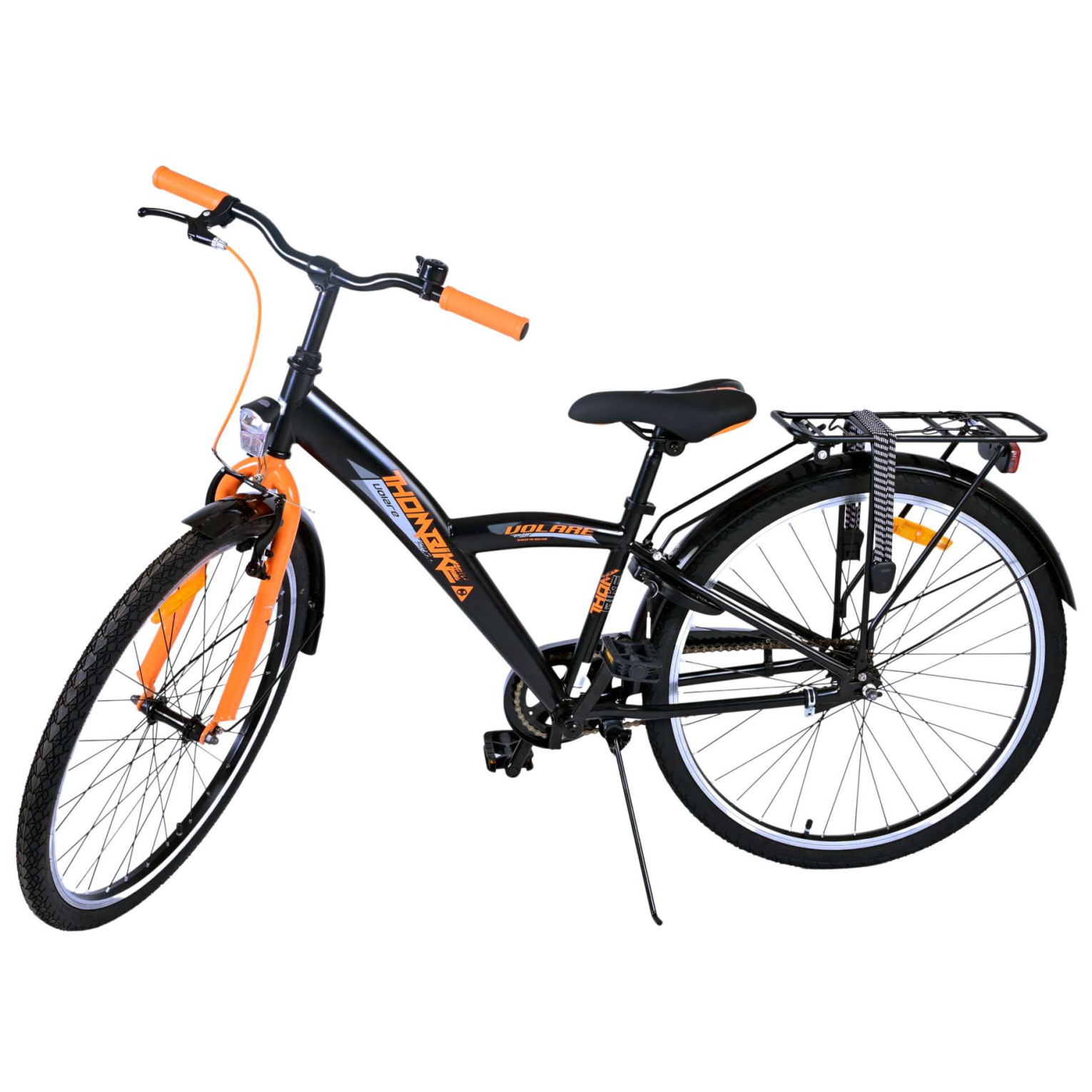 Volare Thombike Fiets - 26 inch - Zwart Oranje