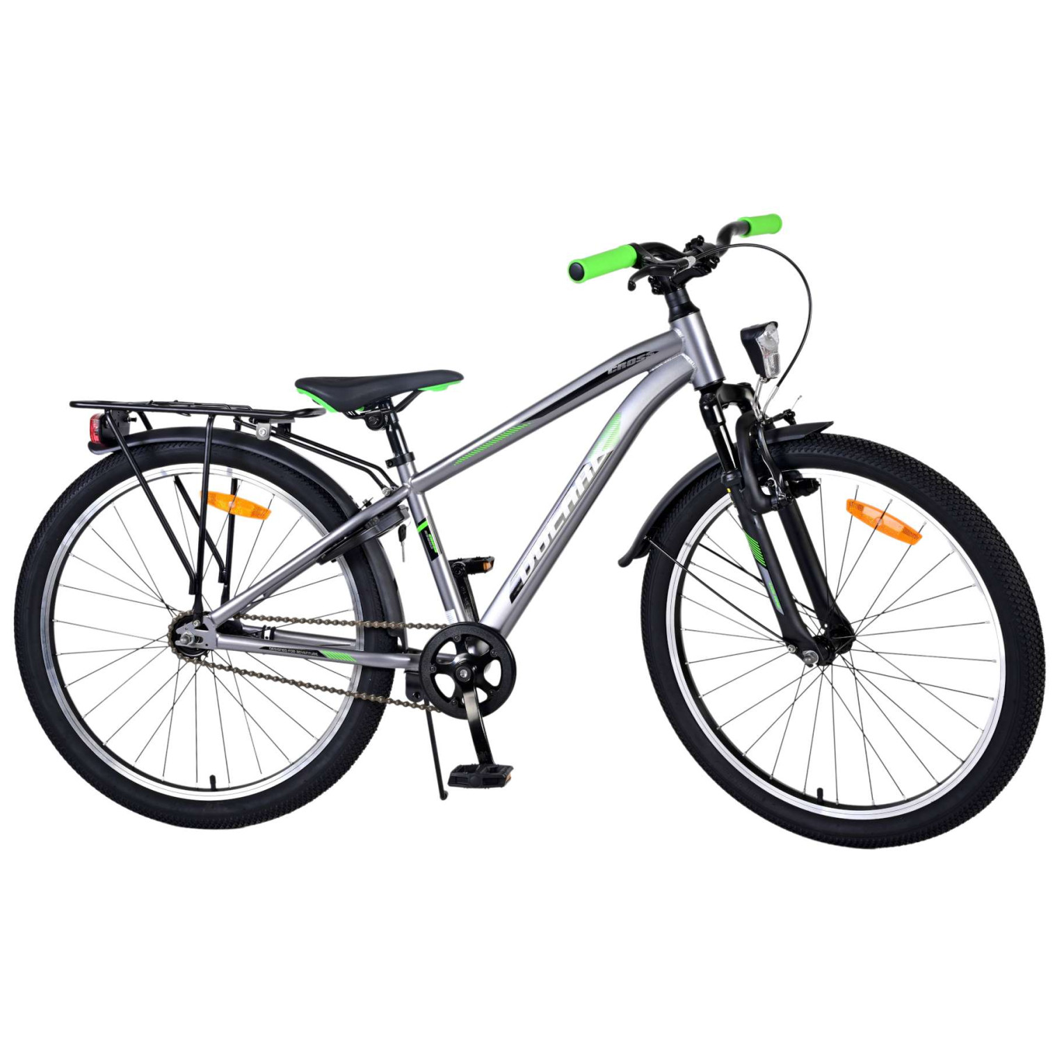 Volare Cross Fiets - 24 inch - donker Grijs