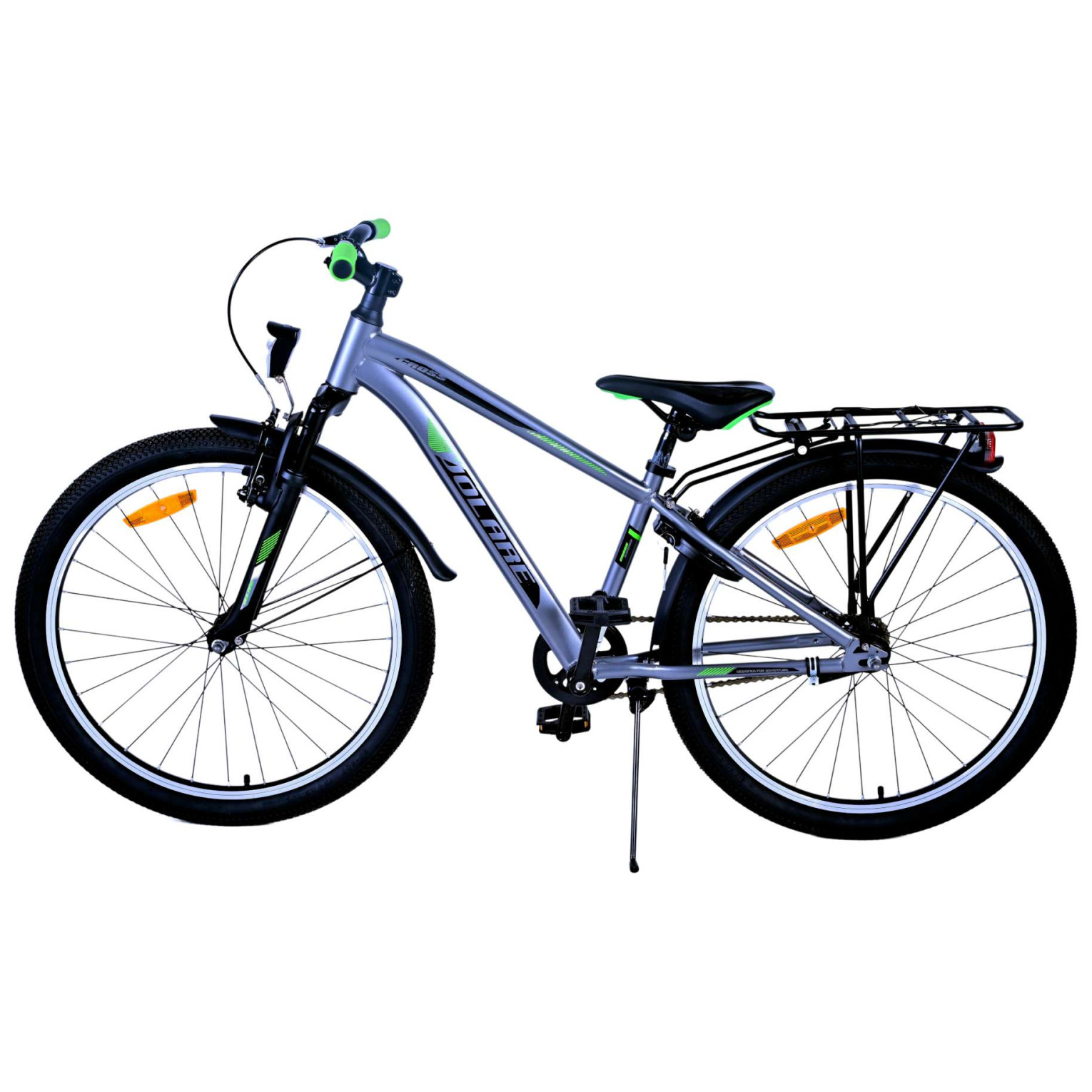 Volare Cross Fiets - 24 inch - donker Grijs