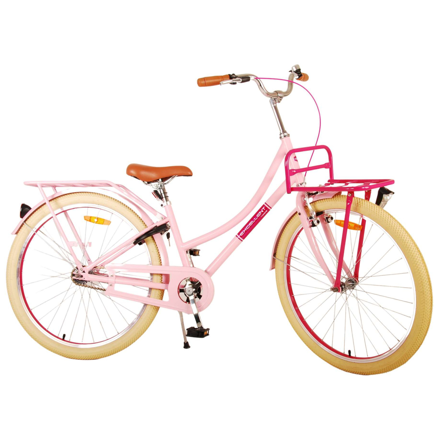 Volare Excellent Fiets - 26 inch - Roze