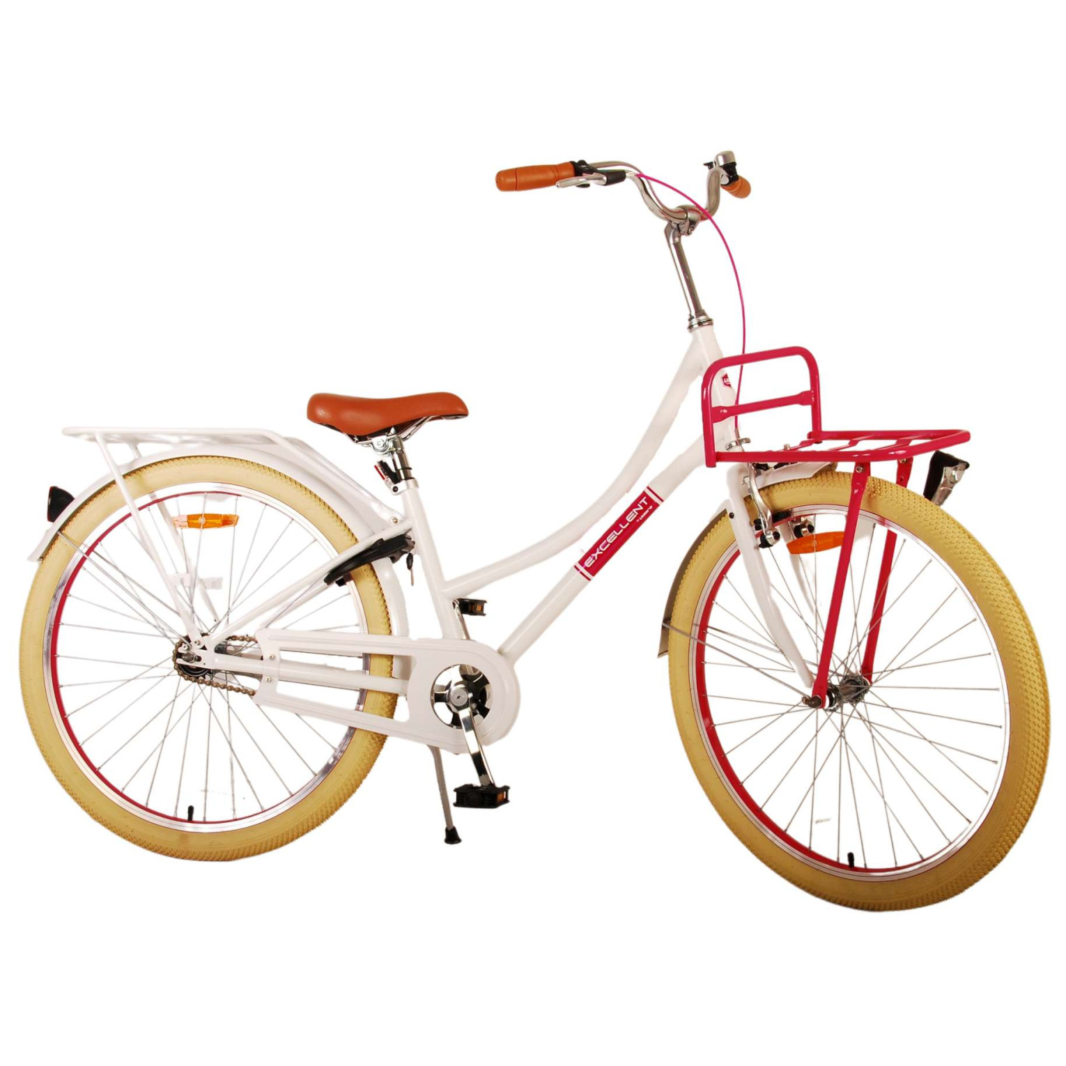 Volare Excellent Fiets - 26 inch - Wit