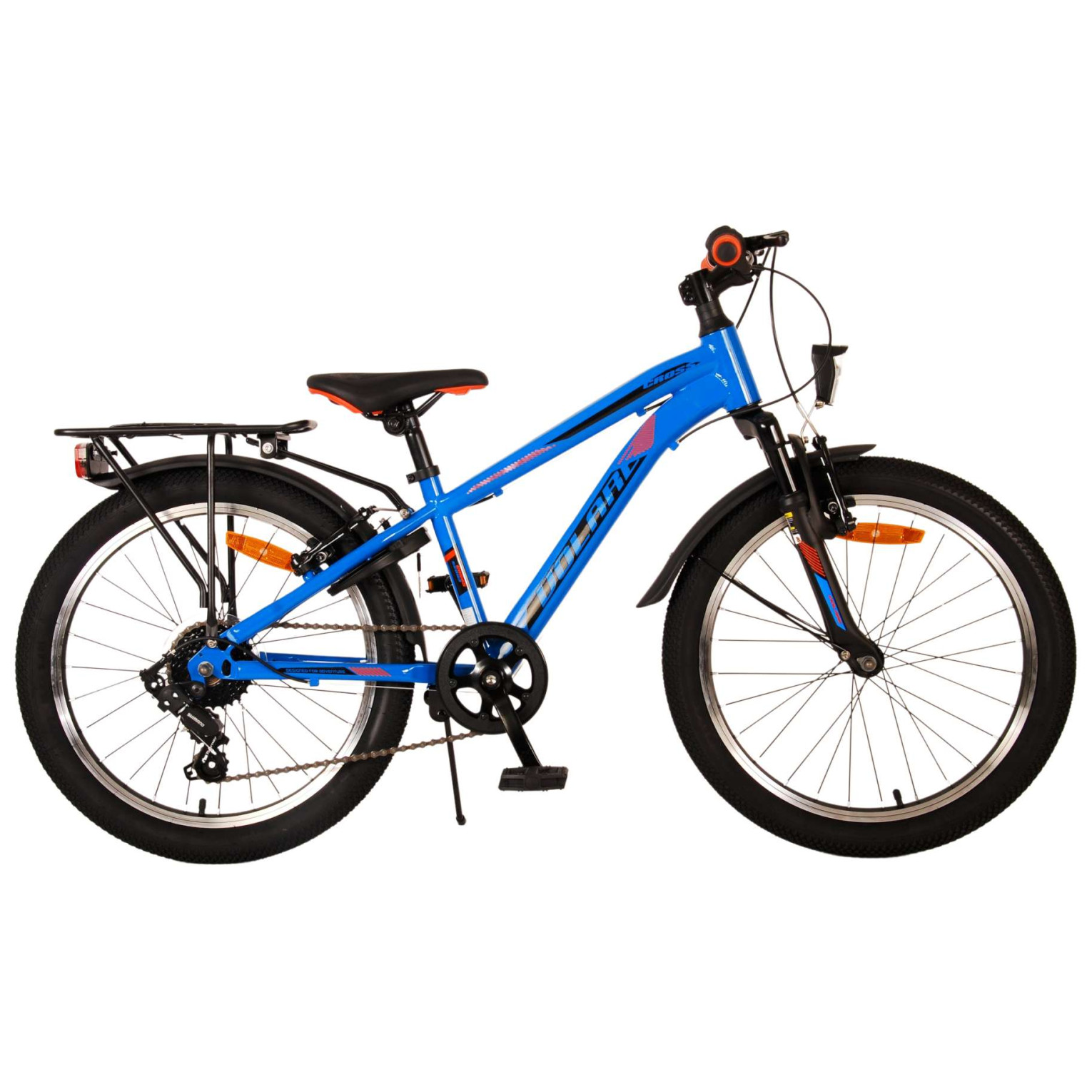 Volare Cross Fiets - 20 inch - Blauw - 6 versnellingen