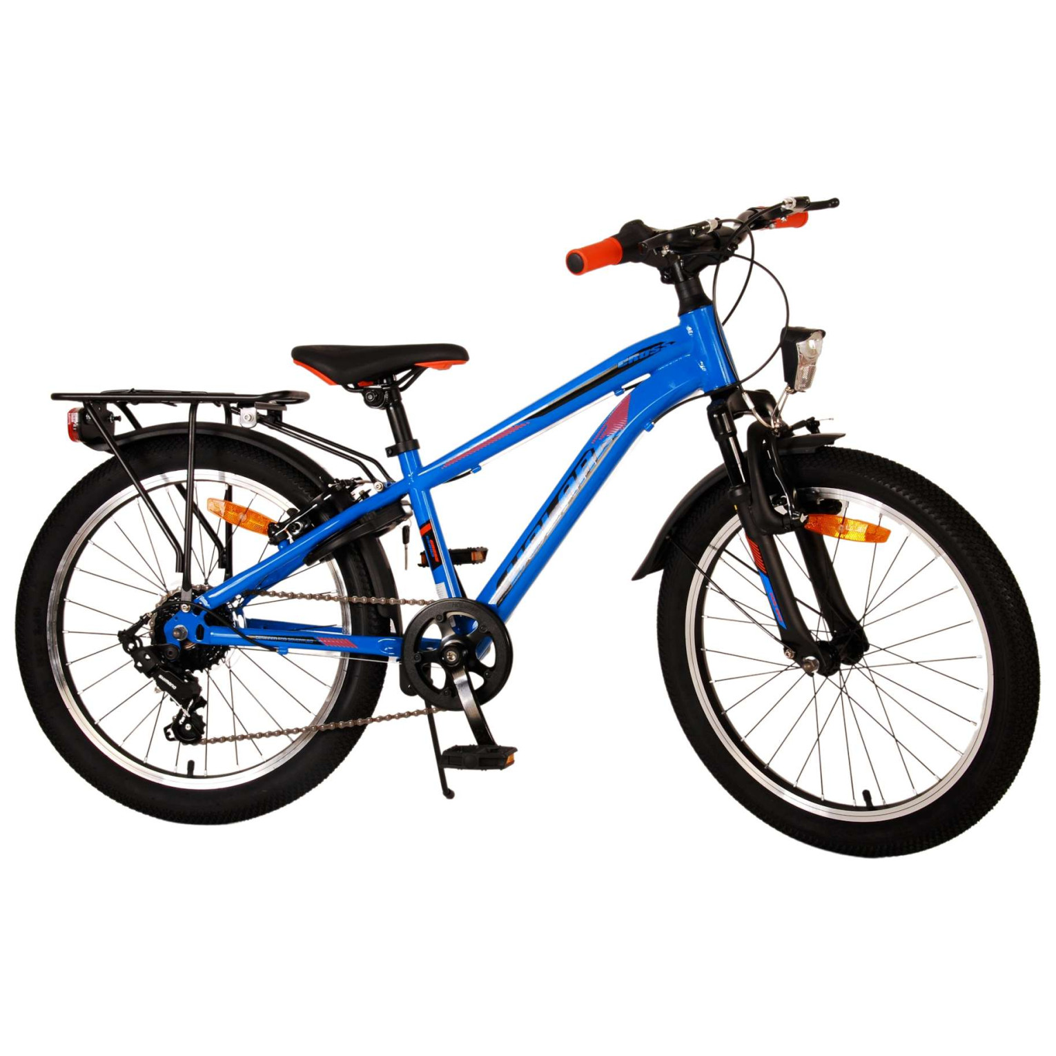 Volare Cross Fiets - 20 inch - Blauw - 6 versnellingen