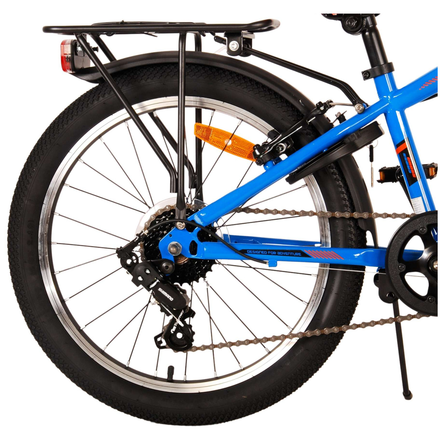 Volare Cross Fiets - 20 inch - Blauw - 6 versnellingen