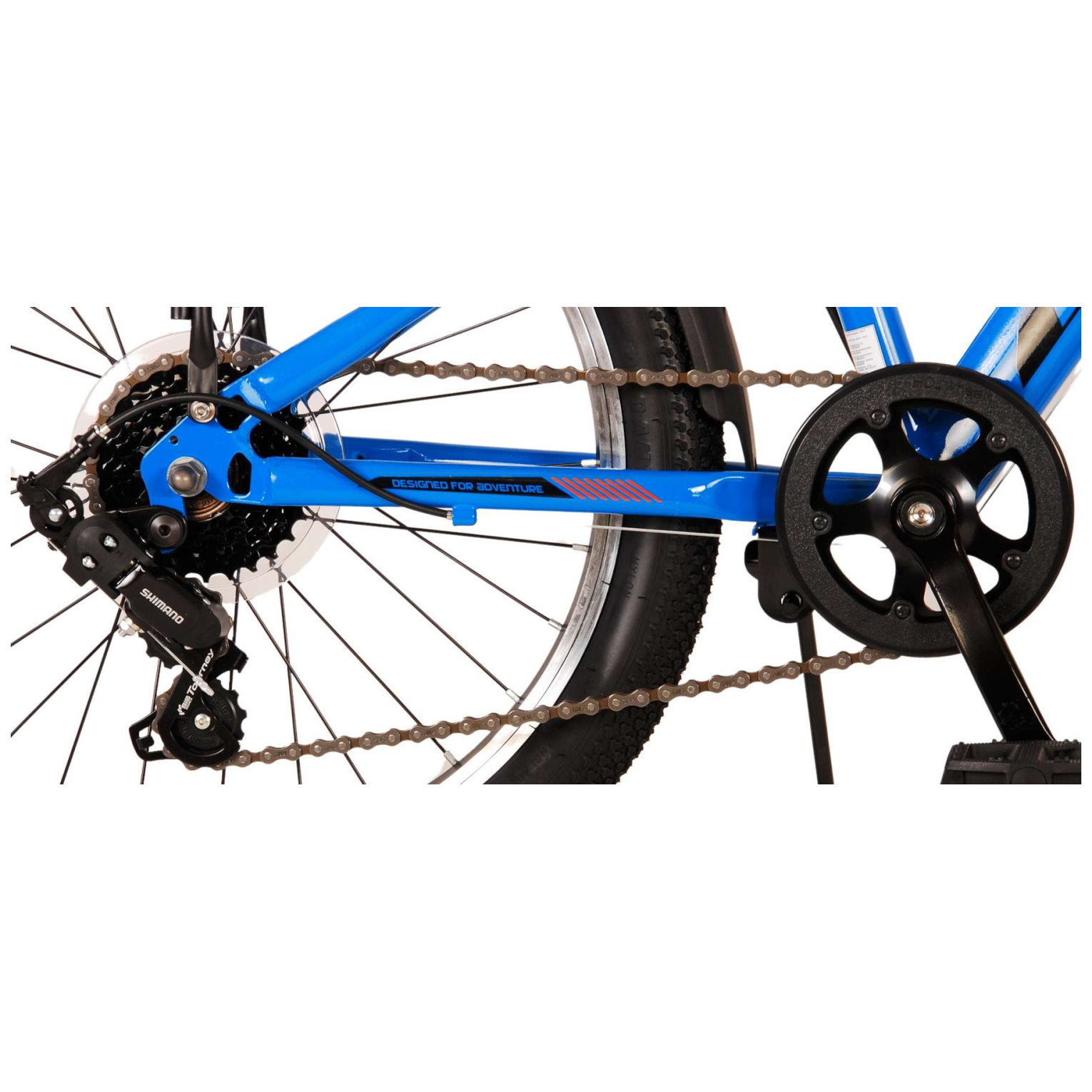 Volare Cross Fiets - 20 inch - Blauw - 6 versnellingen