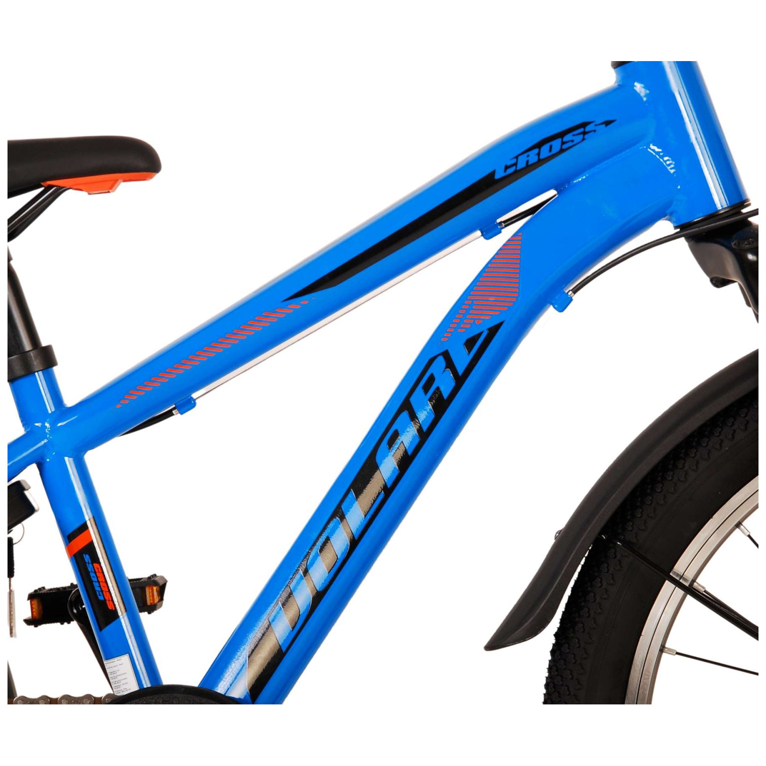 Volare Cross Fiets - 20 inch - Blauw - 6 versnellingen