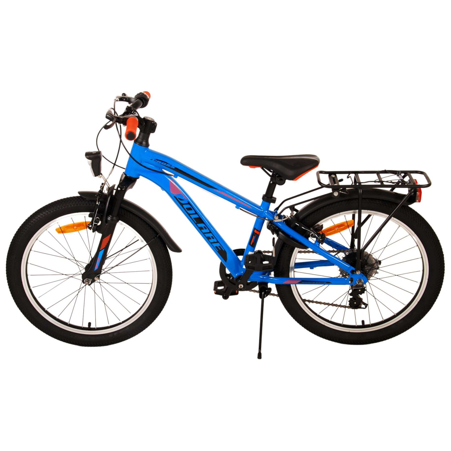 Volare Cross Fiets - 20 inch - Blauw - 6 versnellingen