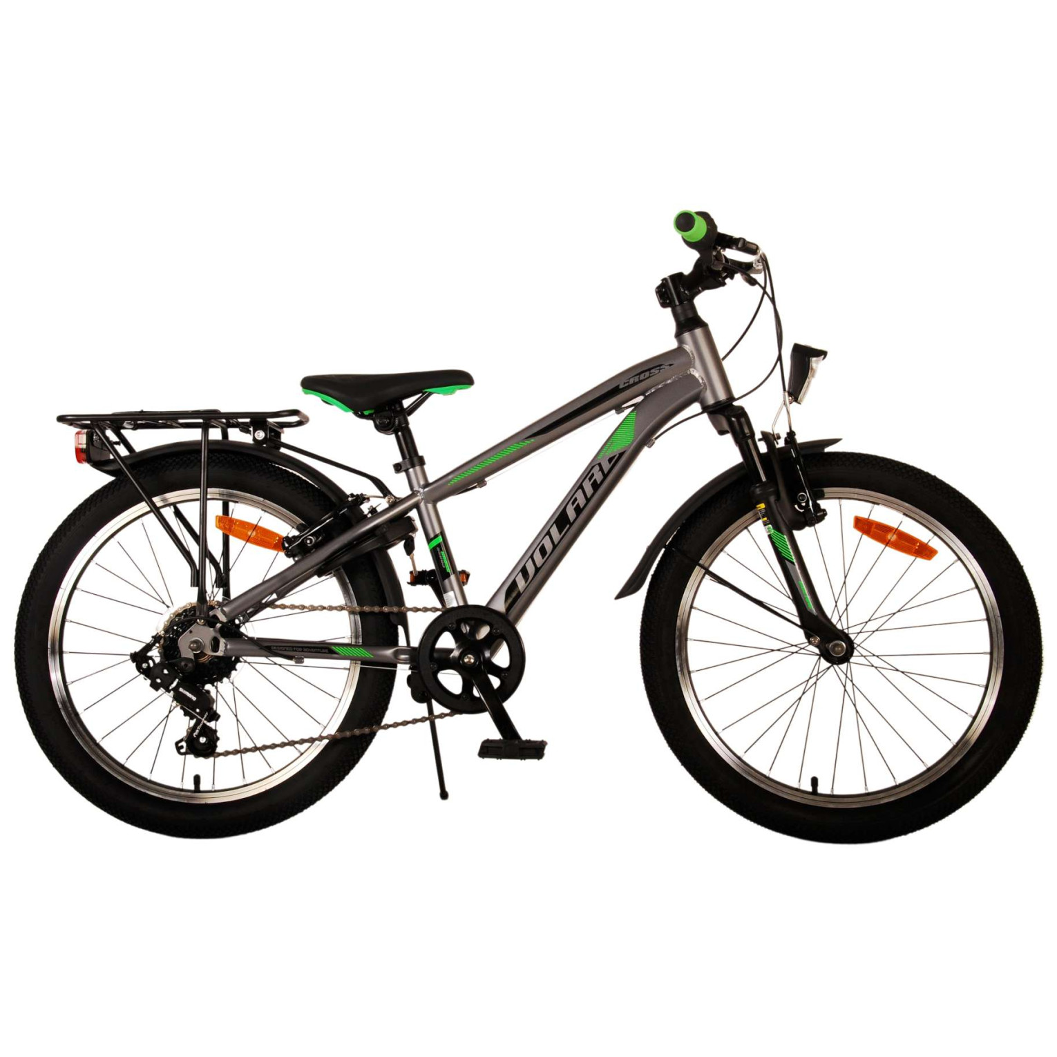 Volare Cross Fiets - 20 inch - Grijs - 6 versnellingen