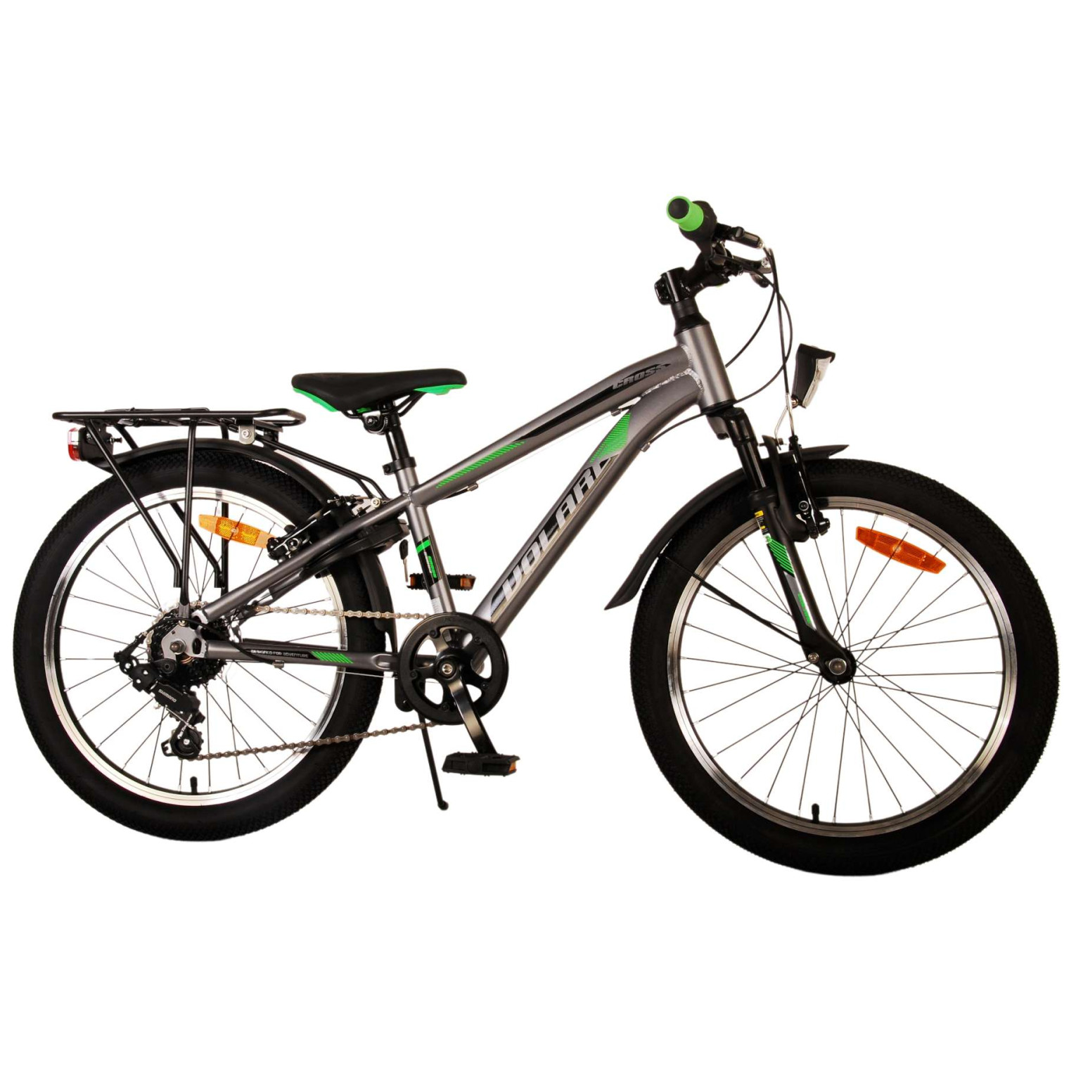 Volare Cross Fiets - 20 inch - Grijs - 6 versnellingen