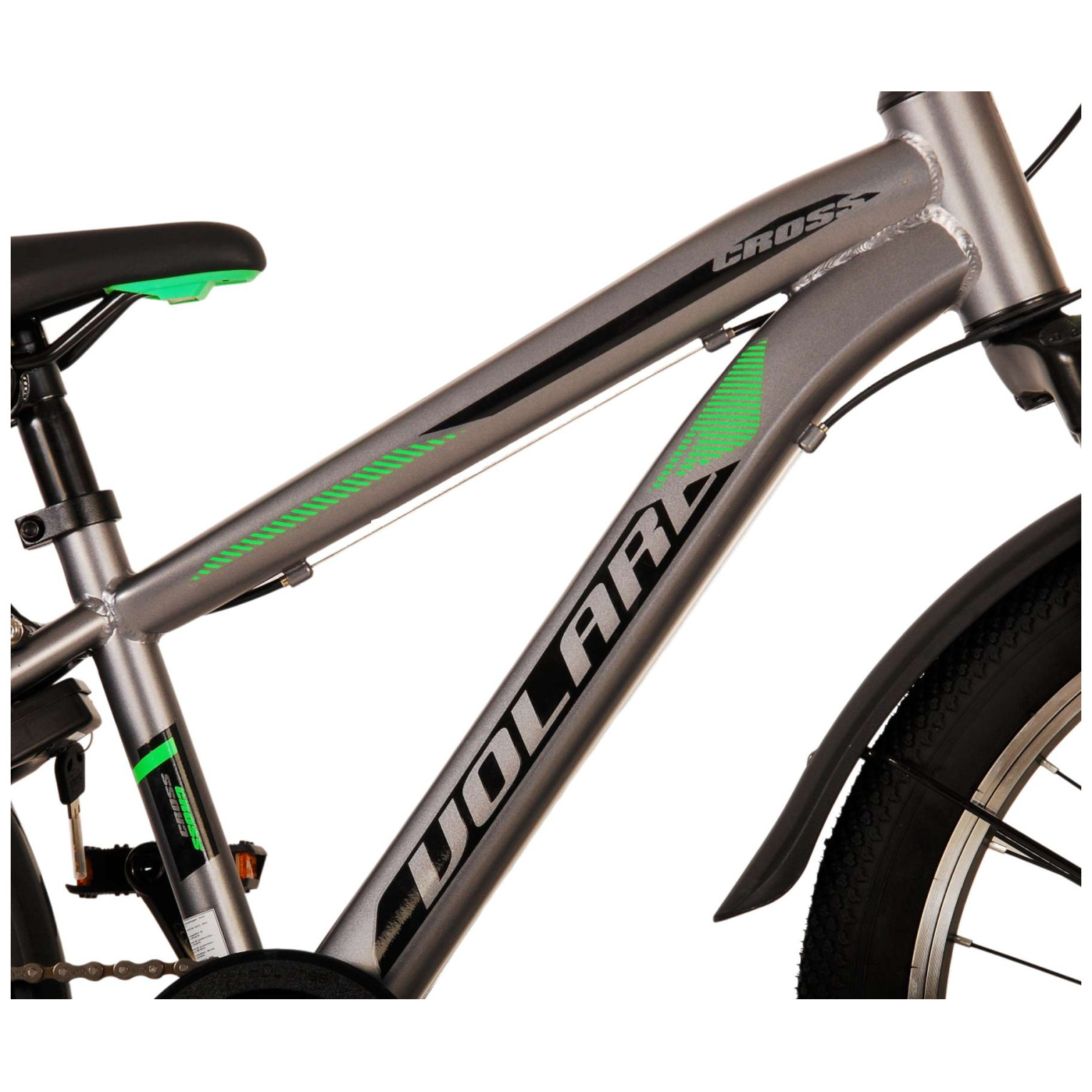 Volare Cross Fiets - 20 inch - Grijs - 6 versnellingen