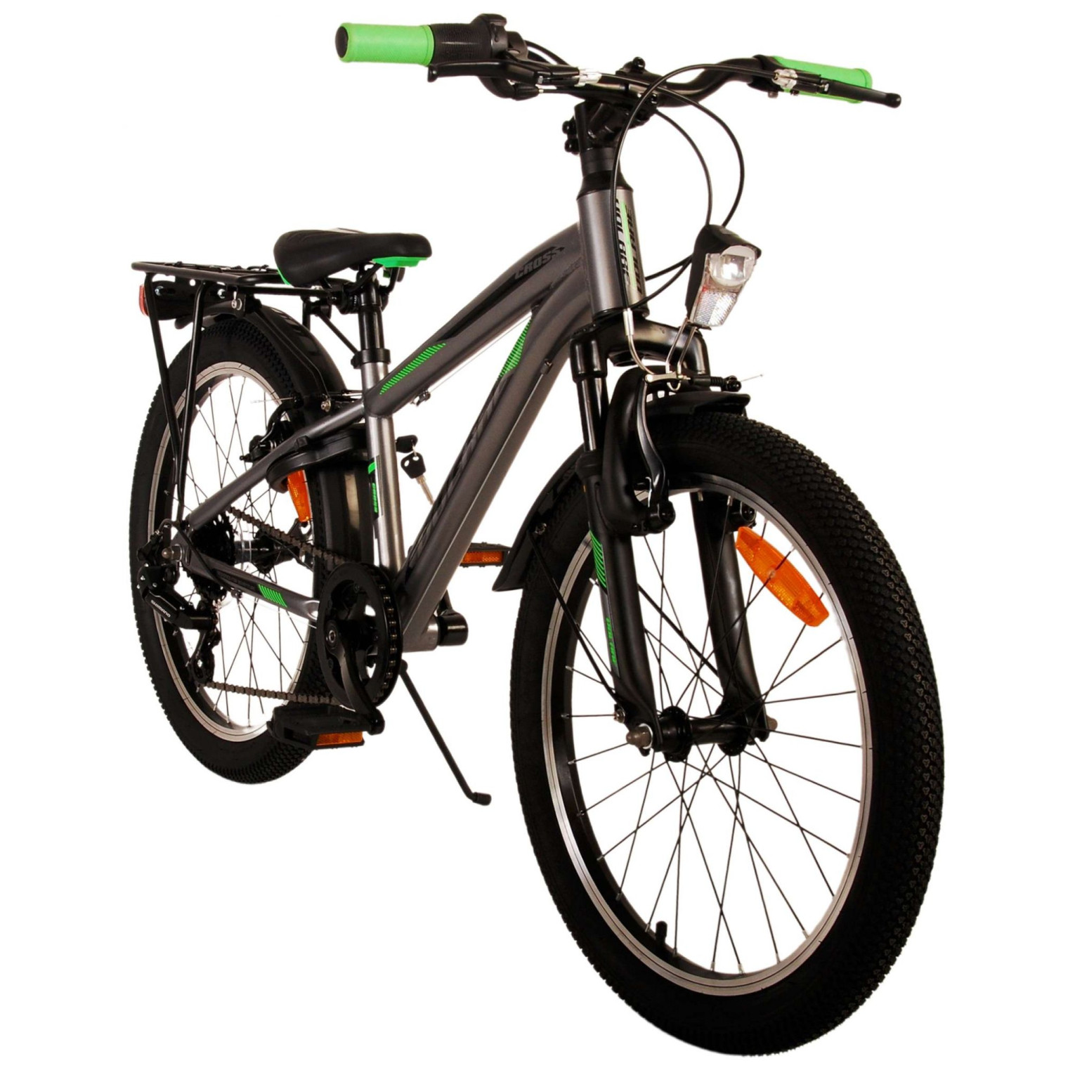 Volare Cross Fiets - 20 inch - Grijs - 6 versnellingen