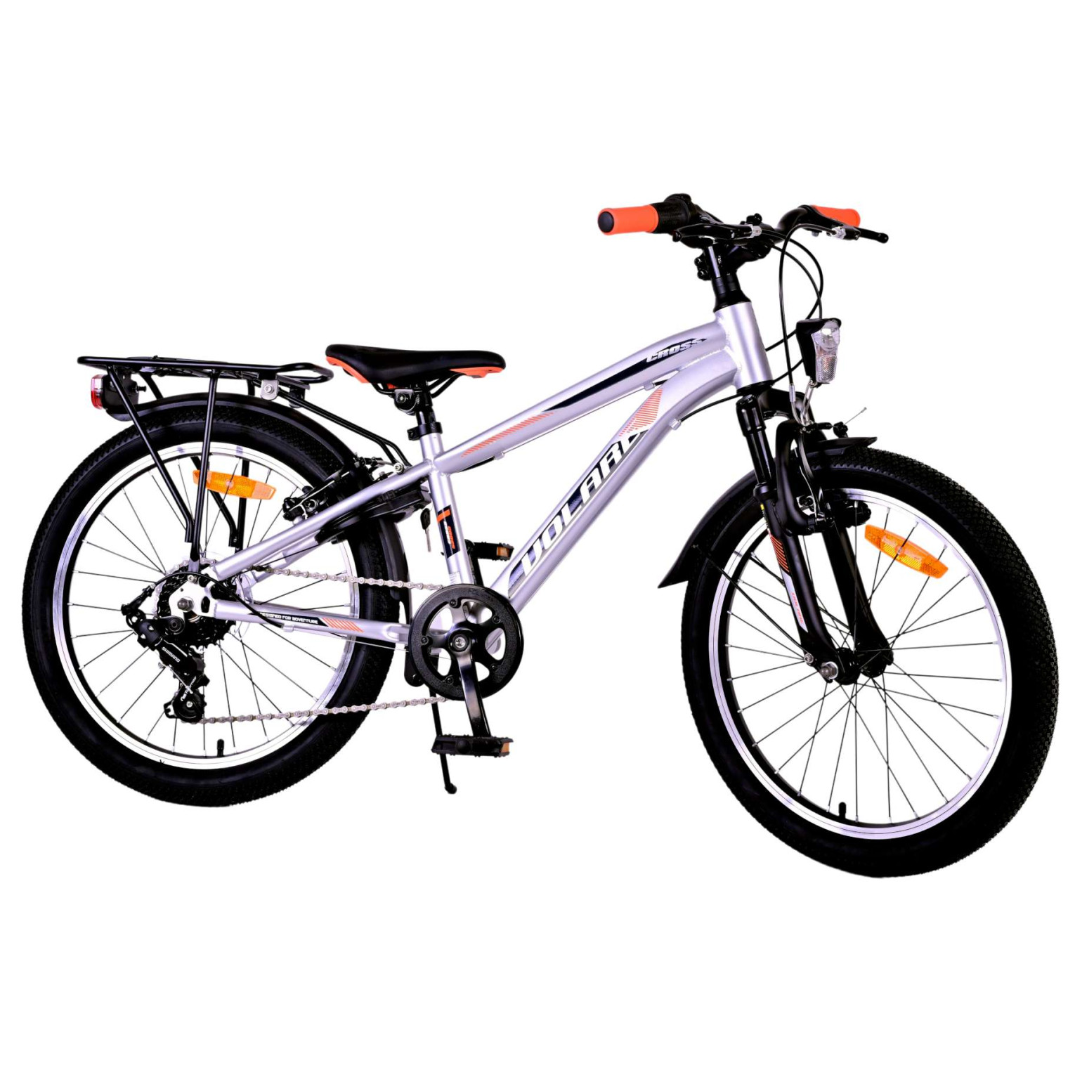 Volare Cross Fiets - 20 inch - Zilver - 6 versnellingen