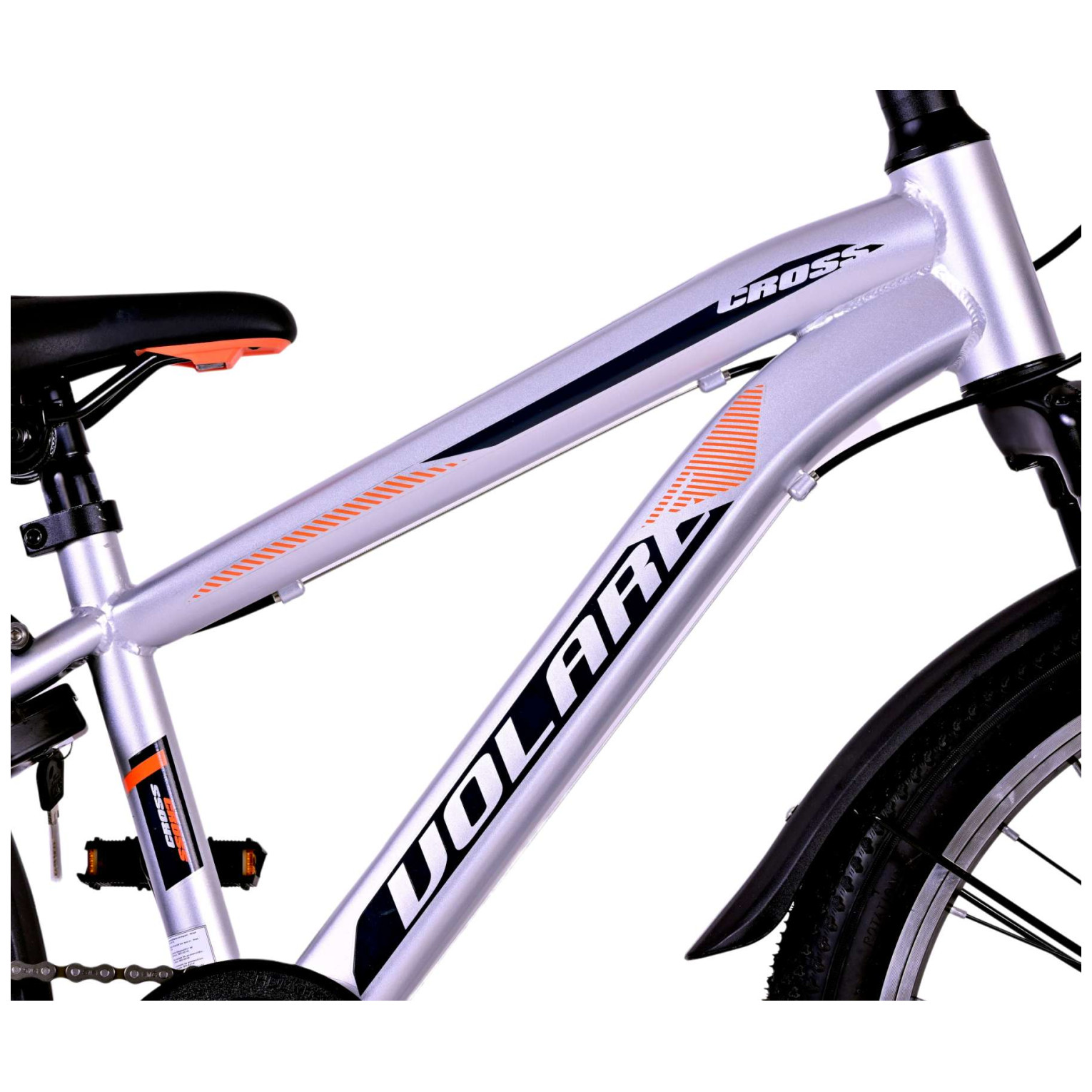 Volare Cross Fiets - 20 inch - Zilver - 6 versnellingen