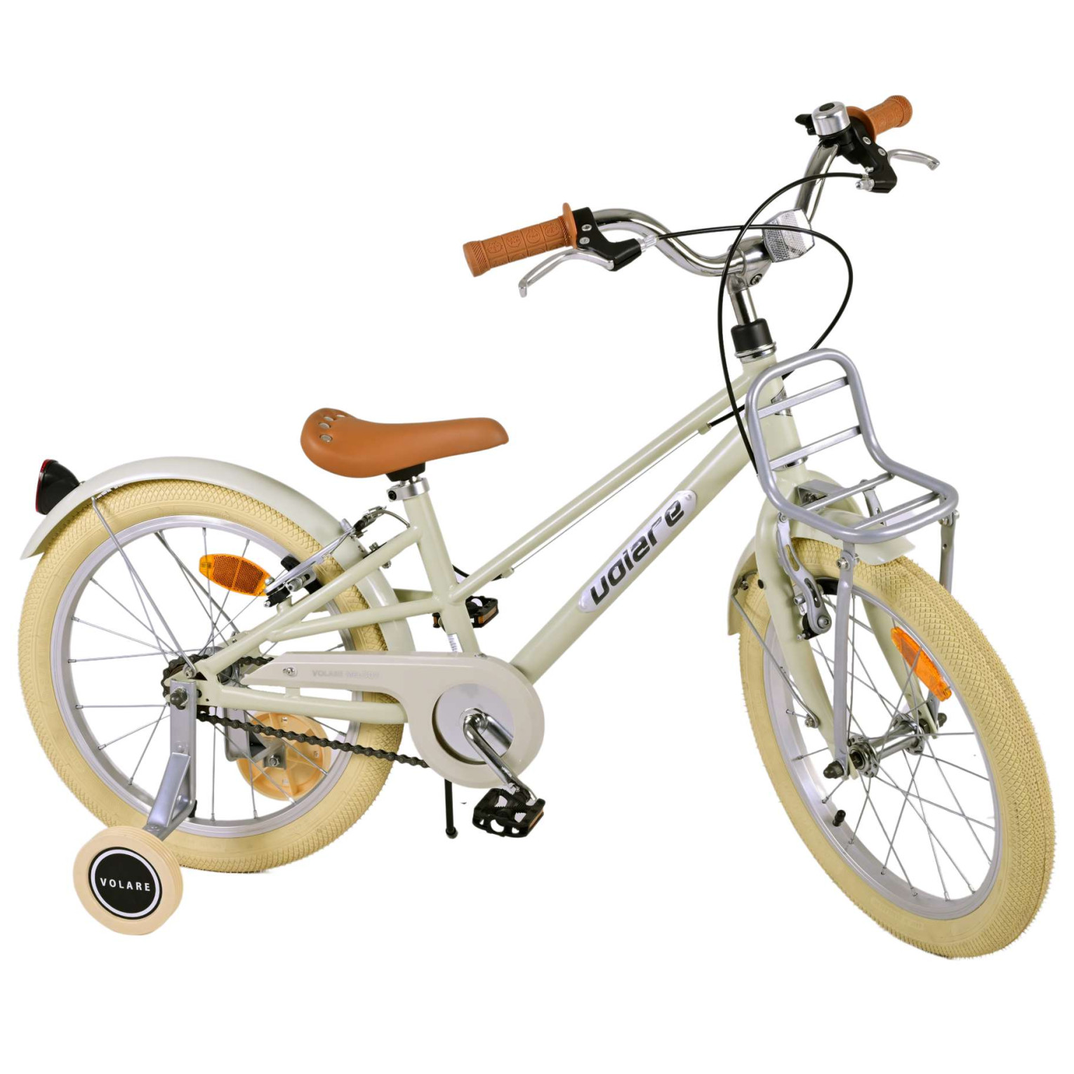 Volare Melody Fiets - 18 inch - Zand - Twee handremmen