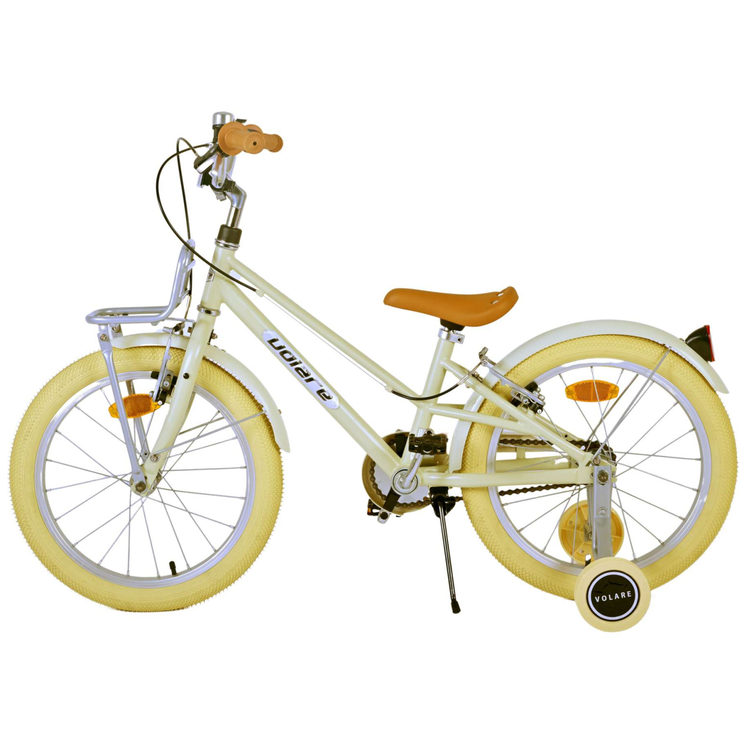 Volare Melody Fiets - 18 inch - Zand - Twee handremmen