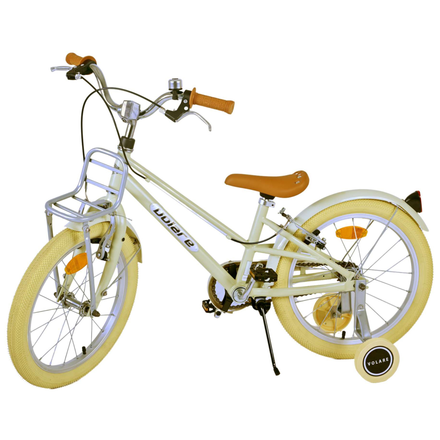 Volare Melody Fiets - 18 inch - Zand - Twee handremmen