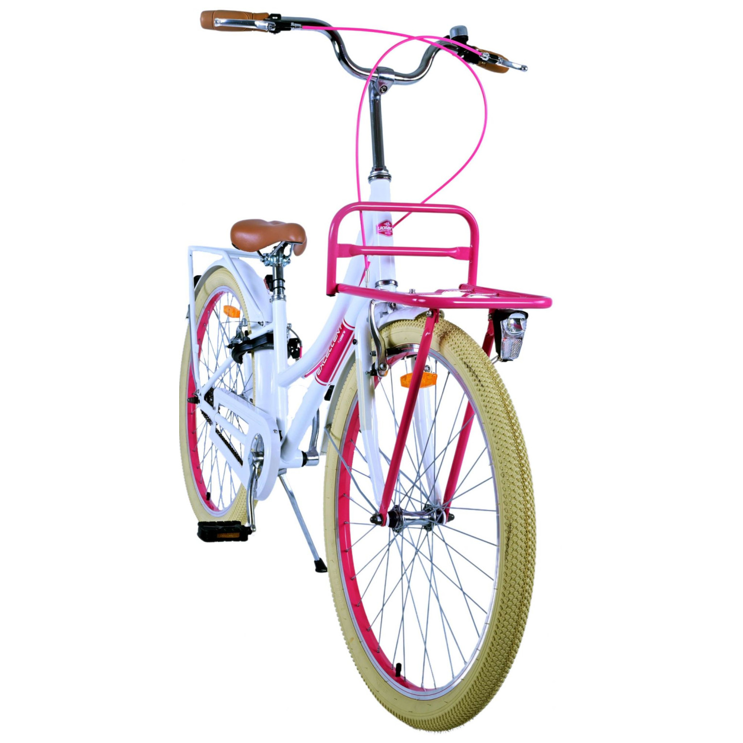 Volare Excellent Fiets - 26 inch - Wit - Twee handremmen