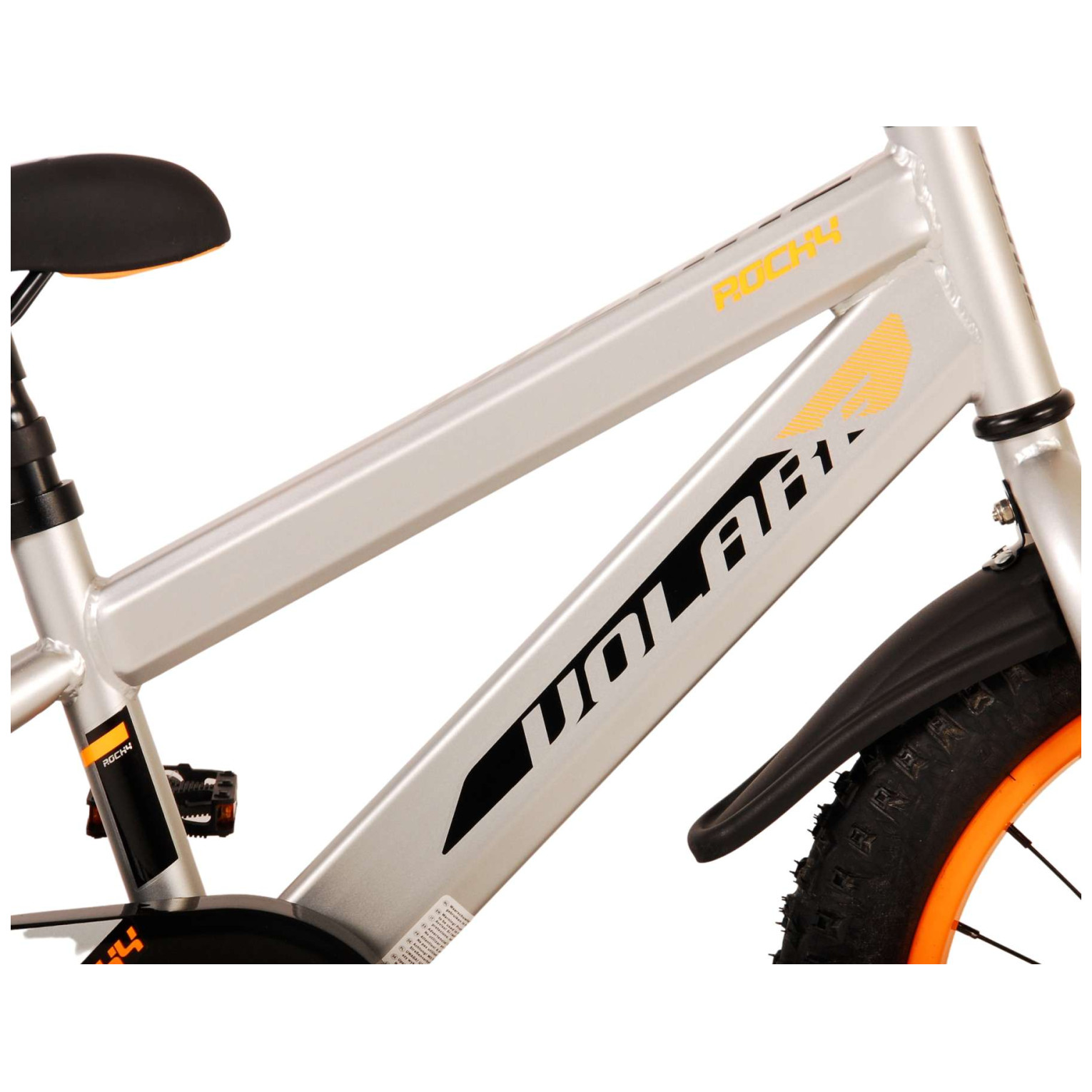 Volare Rocky Fiets - 16 inch - Grijs