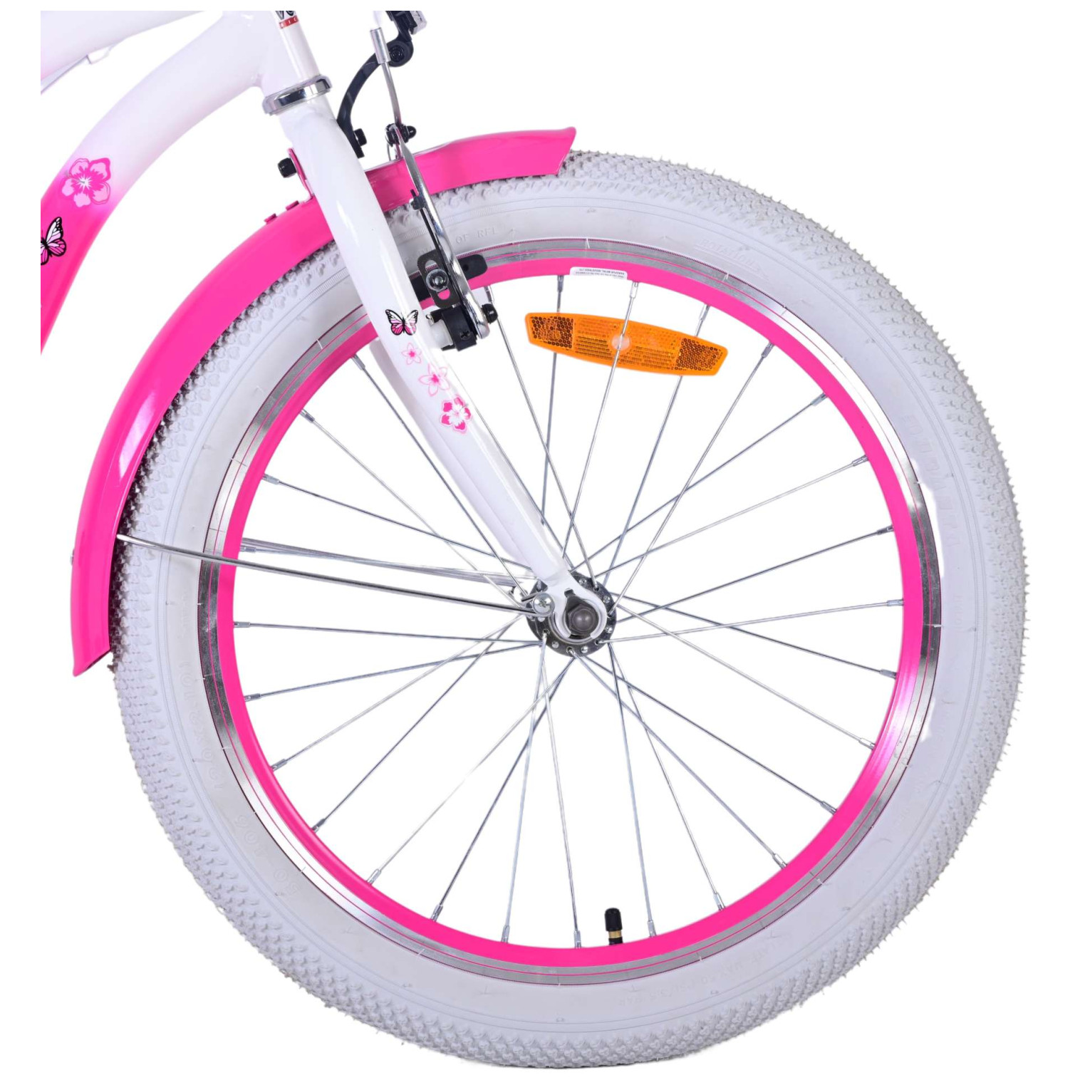 Volare Lovely Fiets - 20 inch - Roze - Twee handremmen