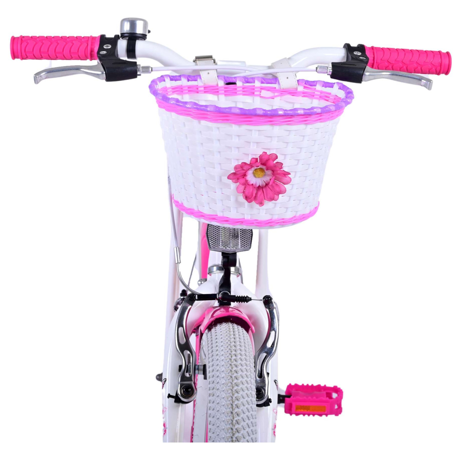 Volare Lovely Fiets - 20 inch - Roze - Twee handremmen