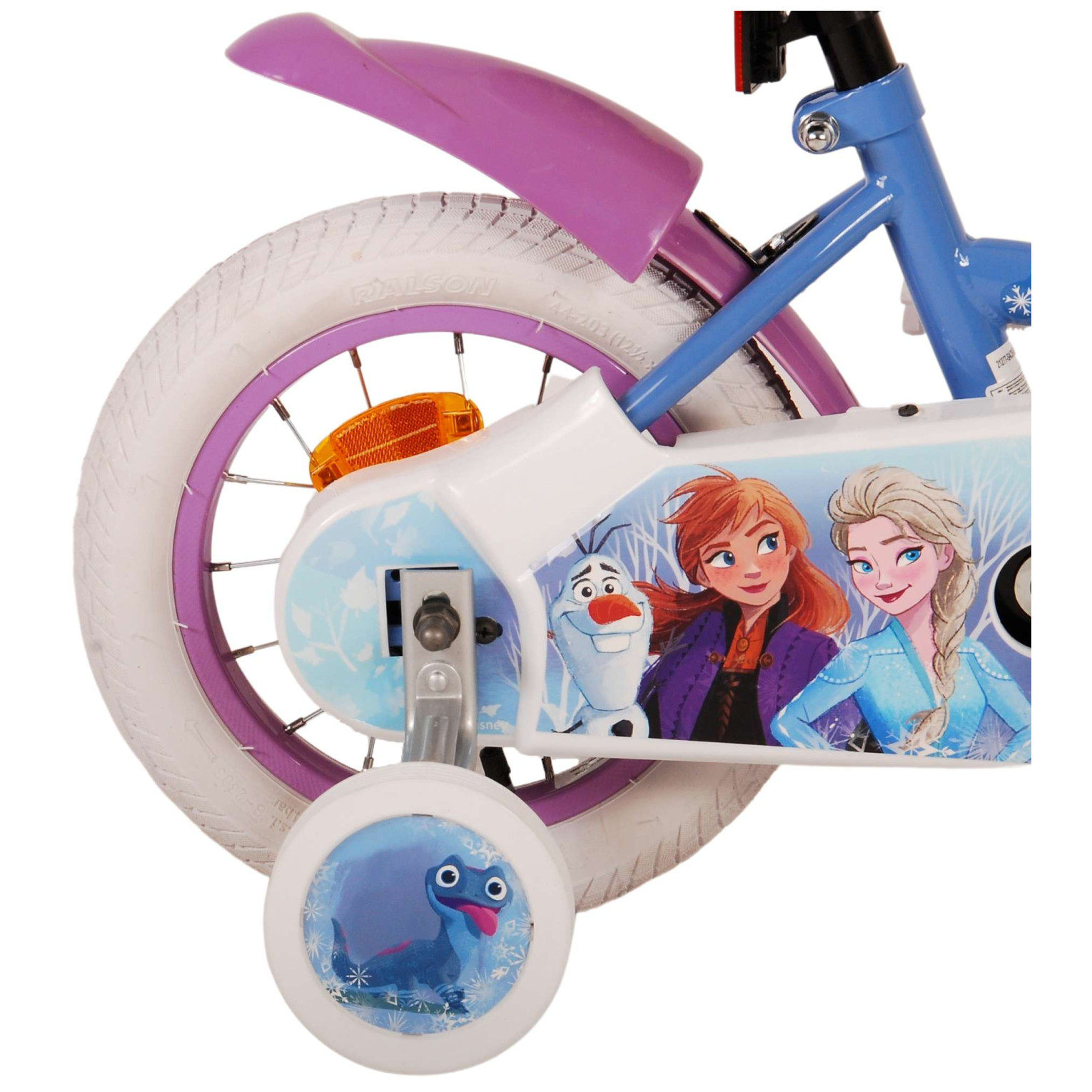 Vélo Disney La Reine des Neiges 2 - 12 pouces - Bleu/Violet