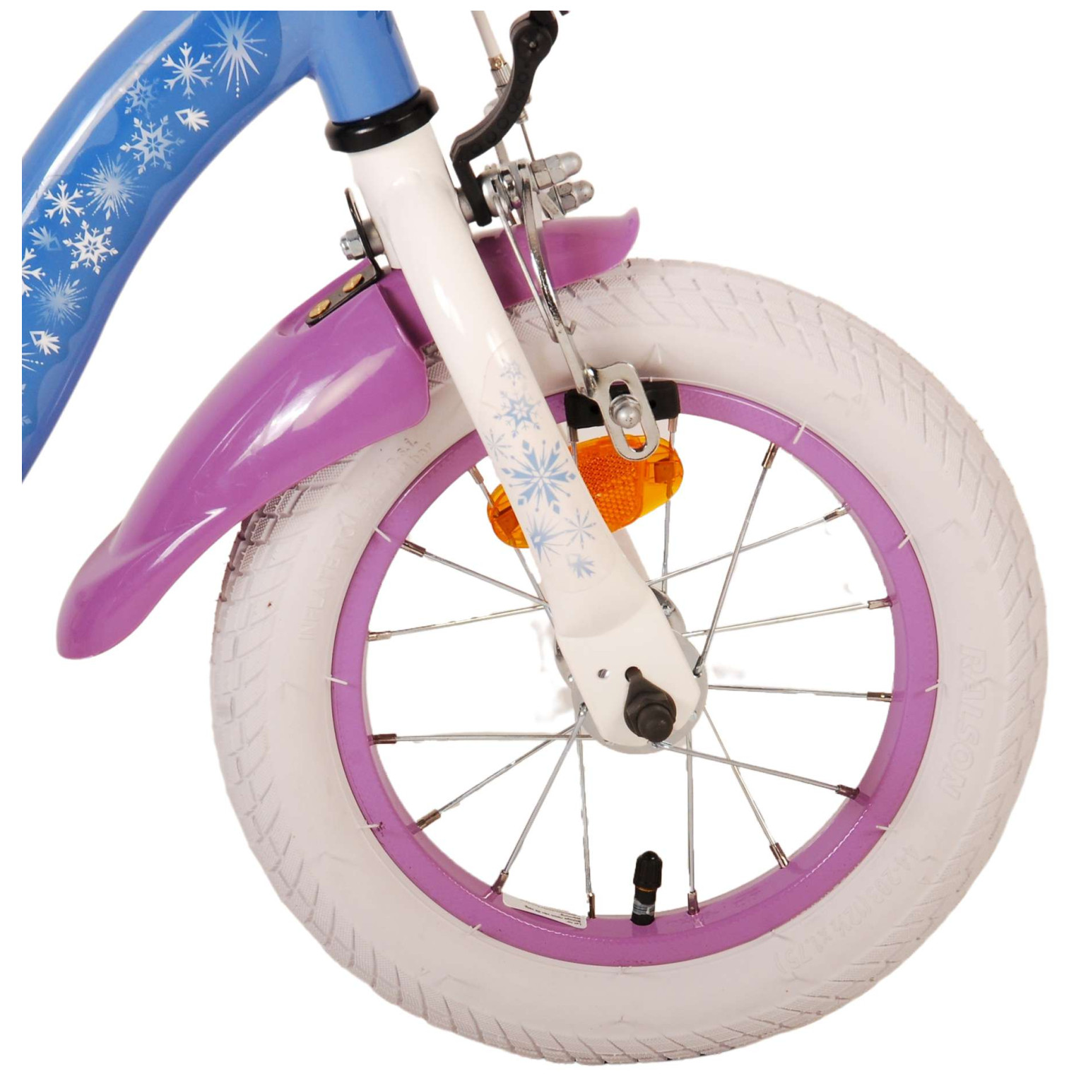 Vélo Disney La Reine des Neiges 2 - 12 pouces - Bleu/Violet