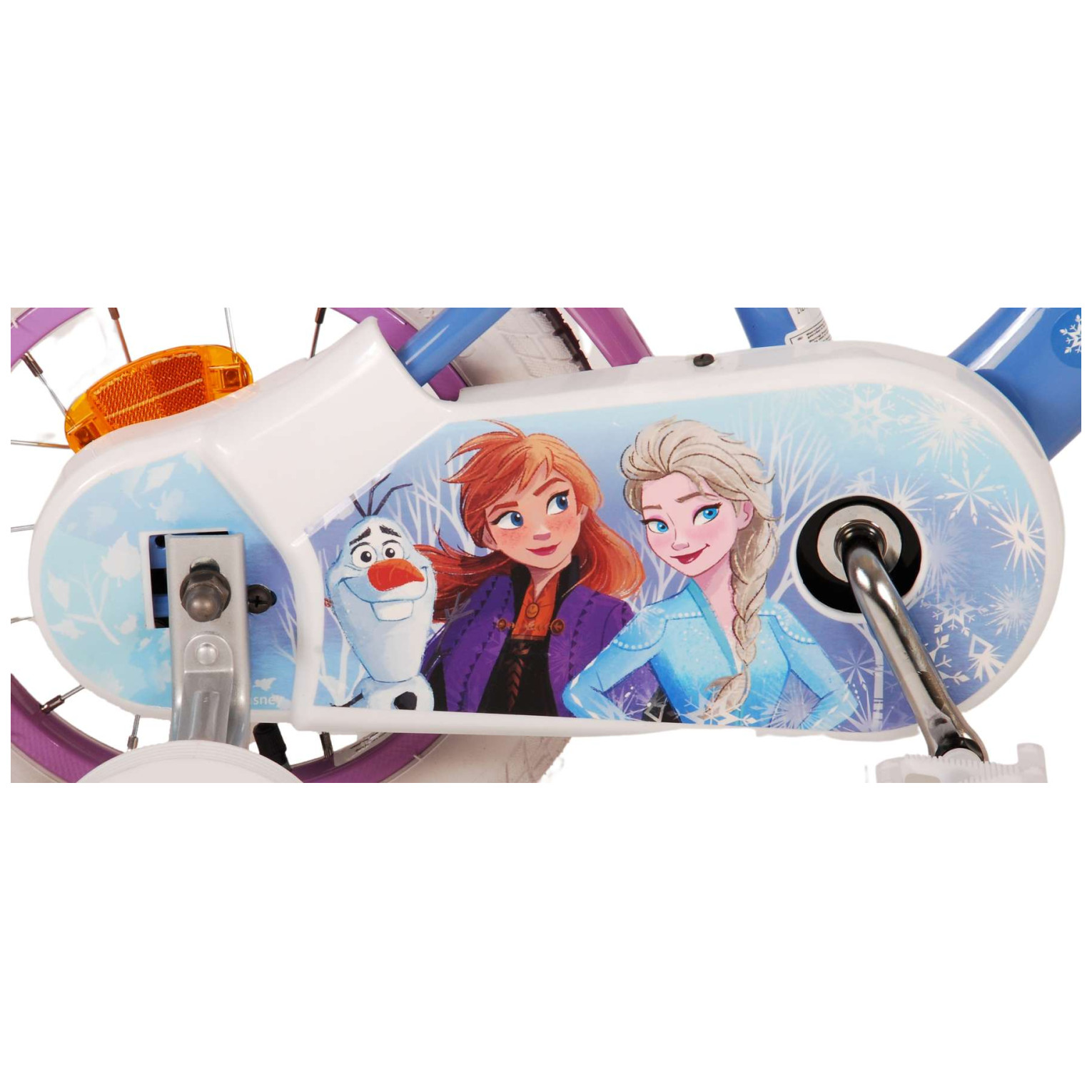 Disney Frozen 2 Fiets - 12 inch - Blauw/Paars