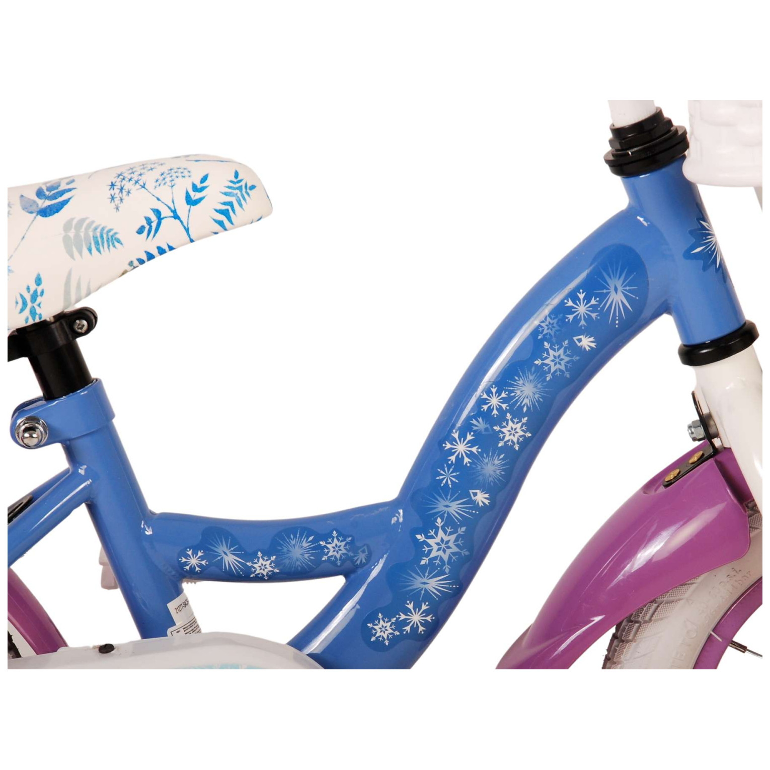 Disney Frozen 2 Fiets - 12 inch - Blauw/Paars