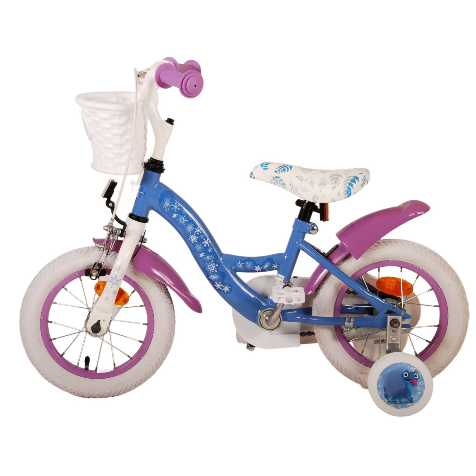 Vélo Disney La Reine des Neiges 2 - 12 pouces - Bleu/Violet