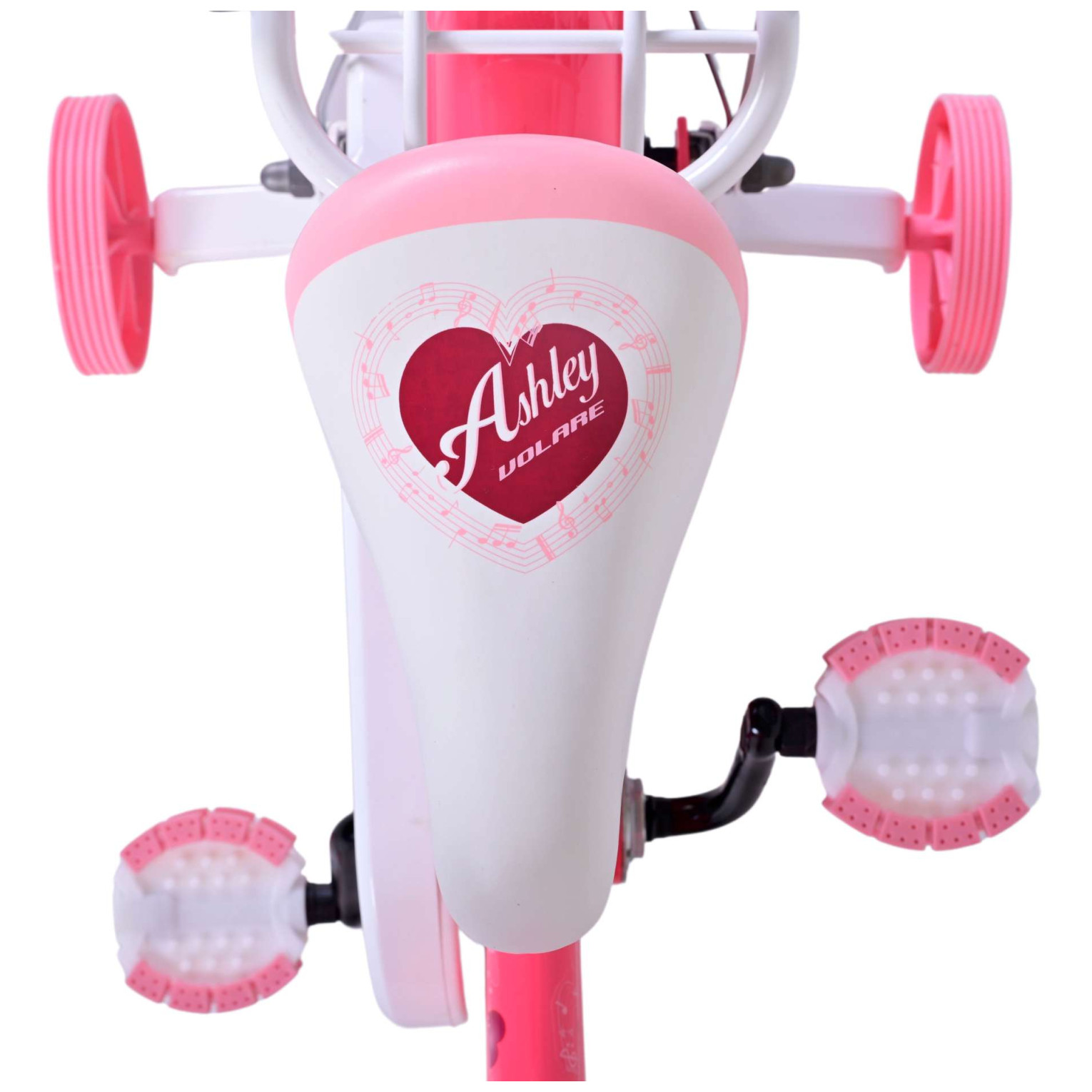 Volare Ashley Fiets - 12 inch - Rood/Roze