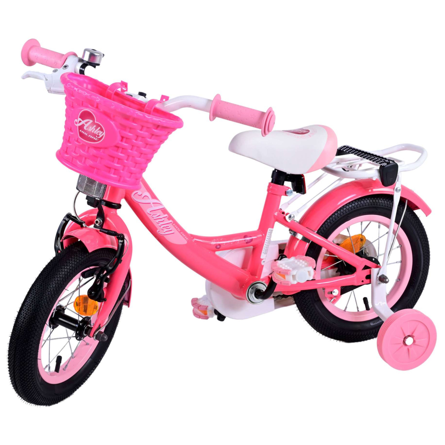 Volare Ashley Fiets - 12 inch - Rood/Roze