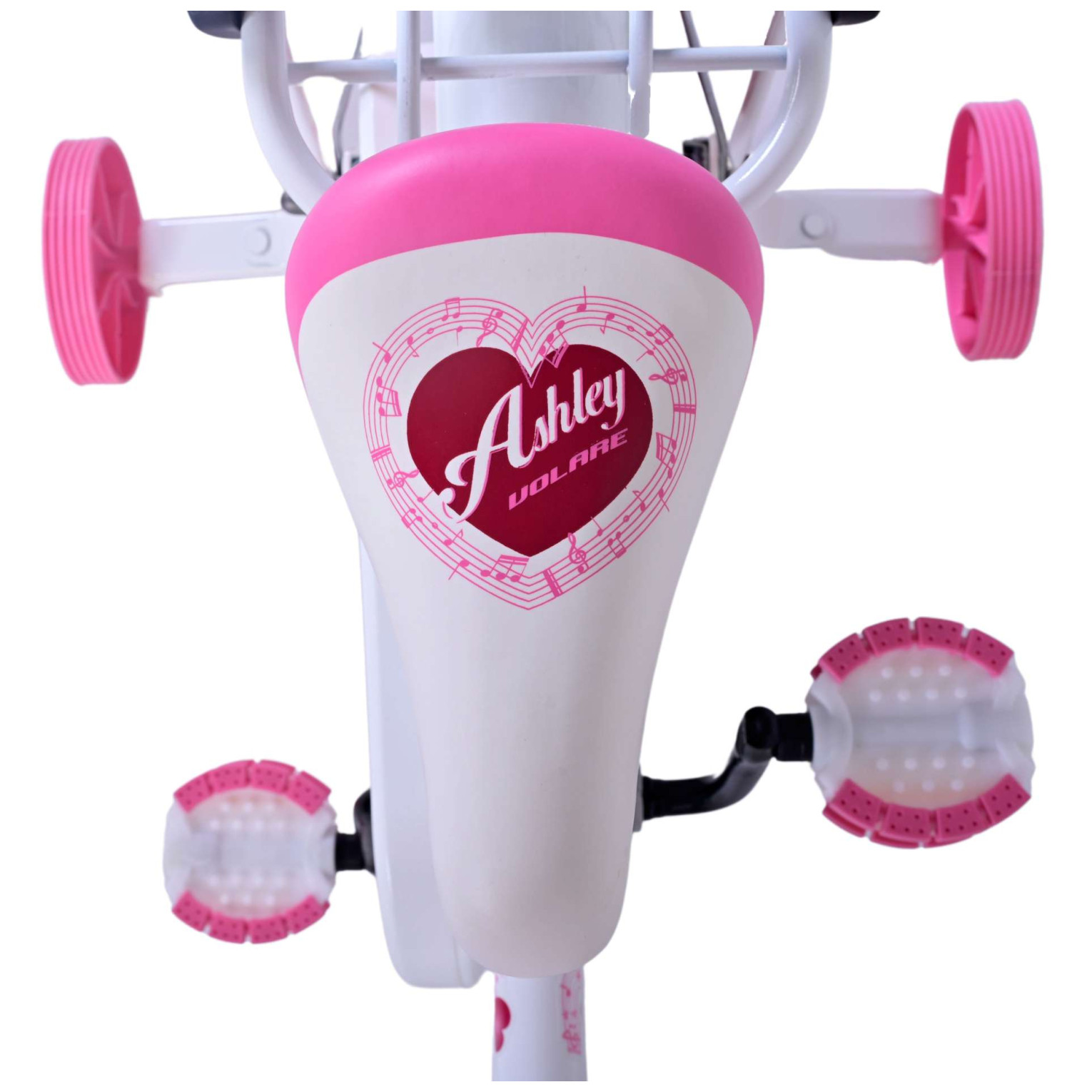 Vélo Volare Ashley - 14 pouces - Blanc