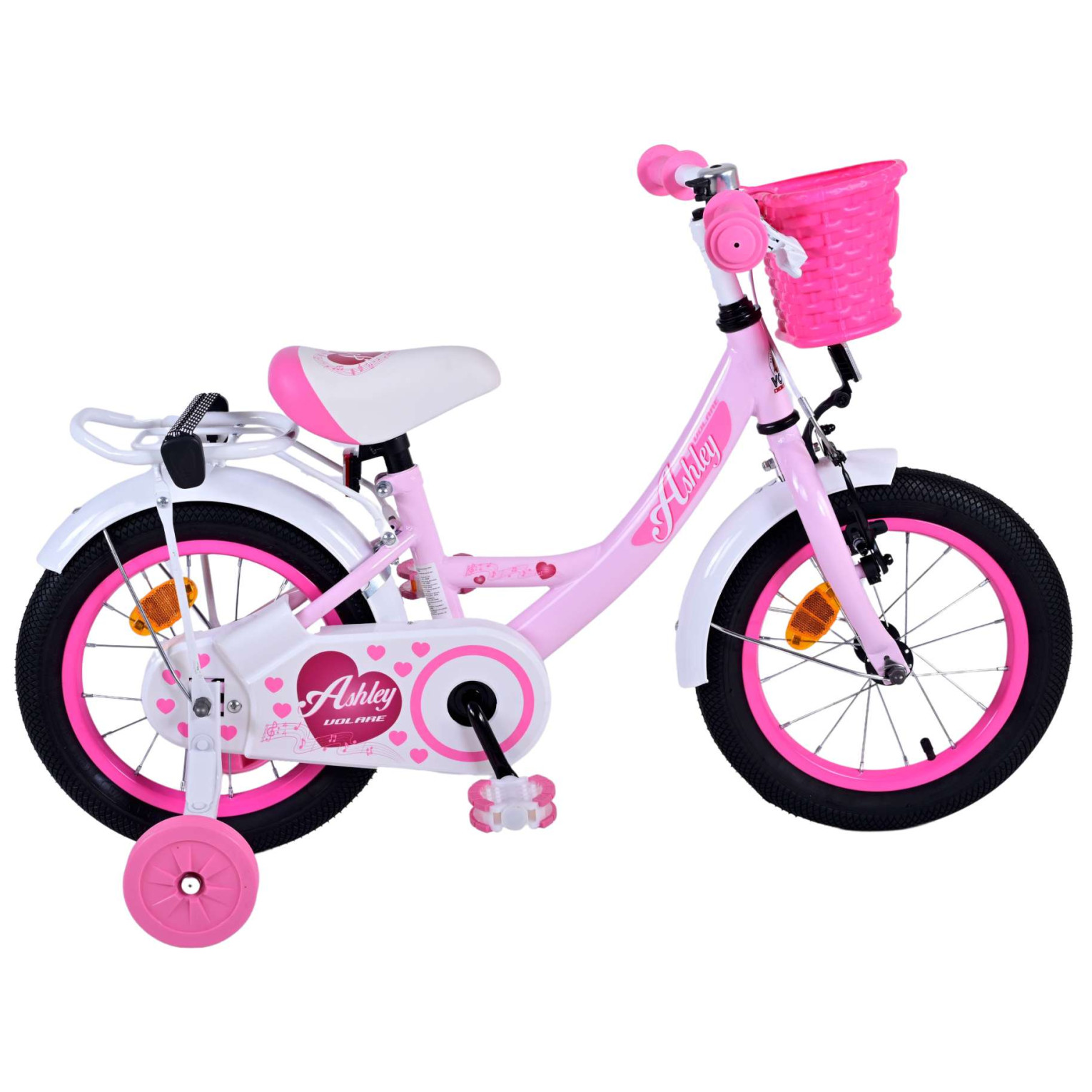 Volare Ashley Fiets - 14 inch - Roze