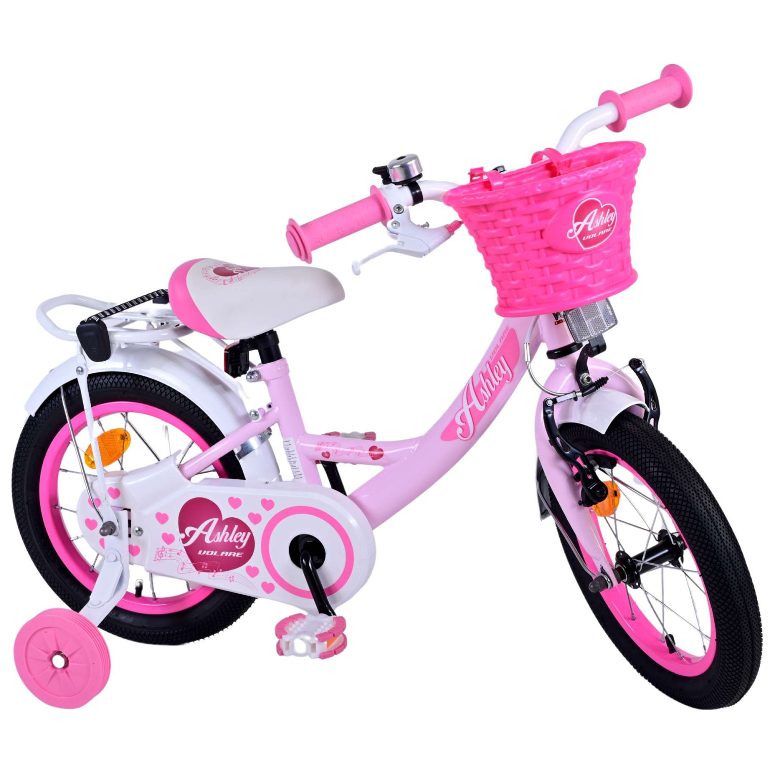 Volare Ashley Fiets - 14 inch - Roze