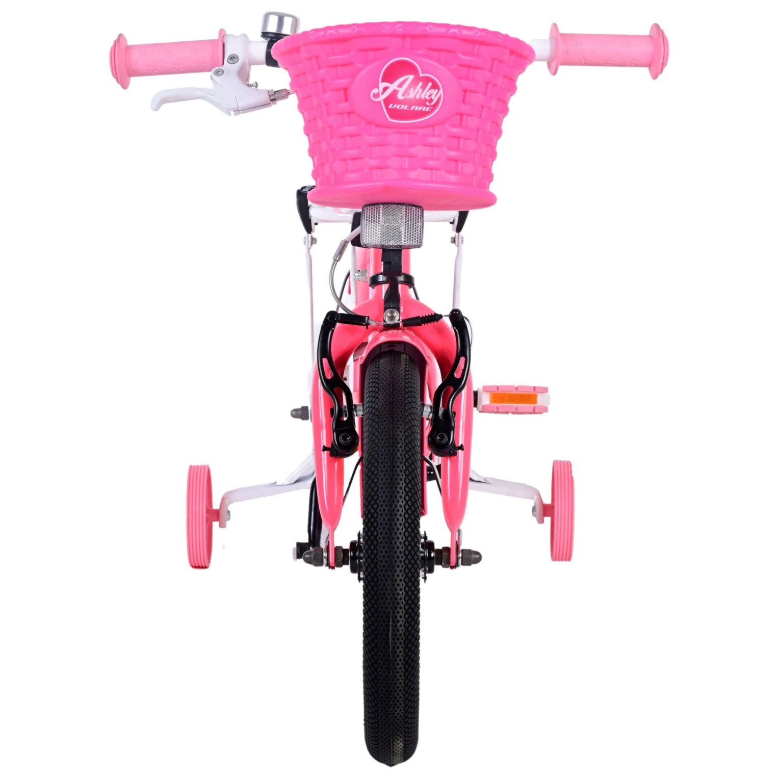 Volare Ashley Fiets - 14 inch - Roze/Rood