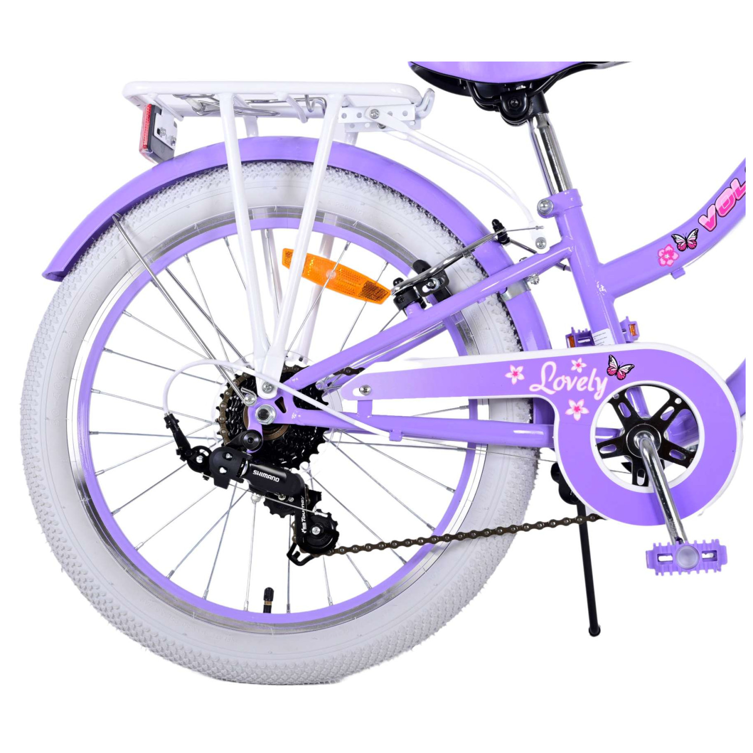 Volare Lovely Fiets - 20 inch - Paars - 7 versnellingen