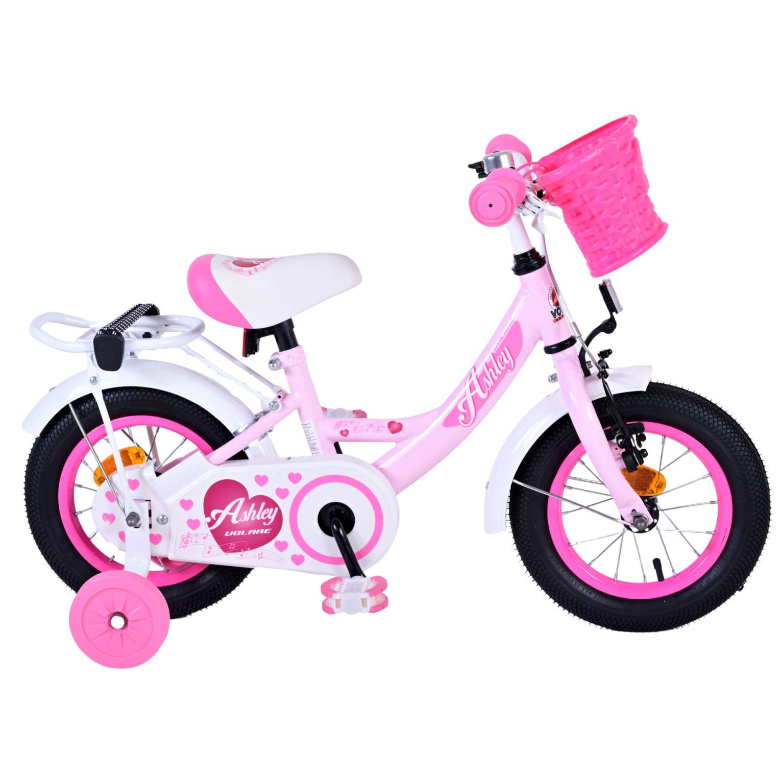 Volare Ashley Fiets - 12 inch - Roze