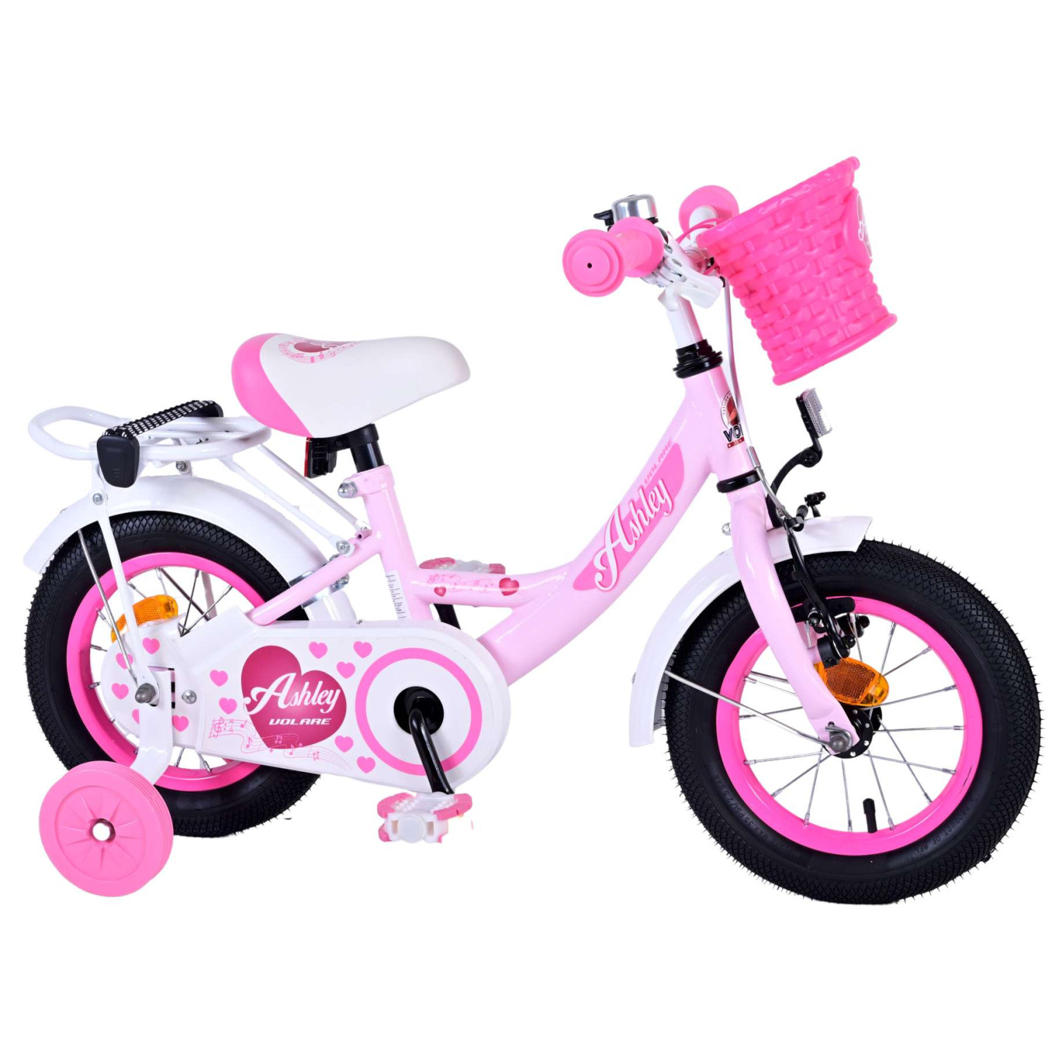 Volare Ashley Fiets - 12 inch - Roze